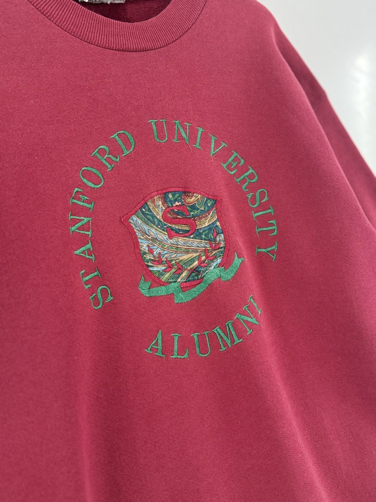 Vintage 🔥 90s Embroidery Collection Stanford's University Sweatshirt Size US S / EU 44-46 / 1 - 5 Thumbnail
