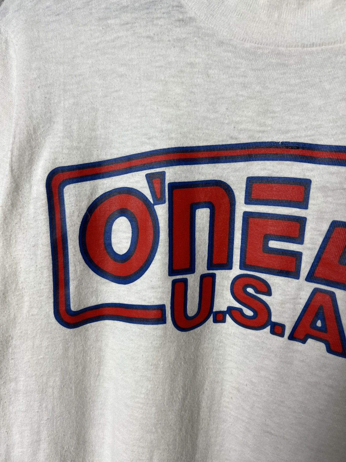 Vintage 80s O’Neal USA Racing Single Stitch T-Shirt Big Logo Size US M / EU 48-50 / 2 - 19 Thumbnail