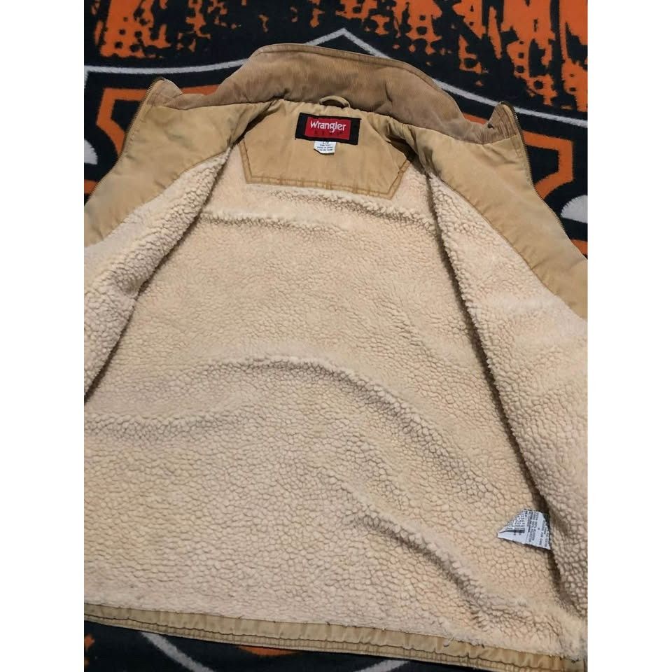 Wrangler VTG Wrangler Hero Vest Large Men Sherpa Lined Corduroy Colla Size US L / EU 52-54 / 3 - 2 Thumbnail