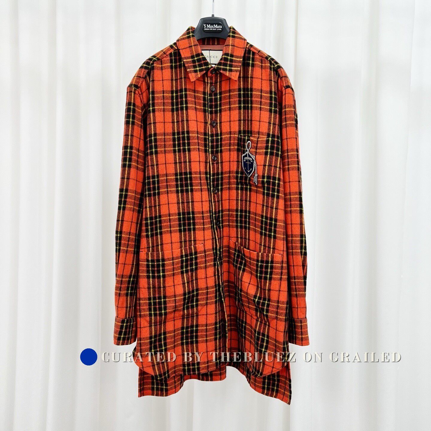 Gucci Gucci Anchor Logo Plaid Shirt Size US M / EU 48-50 / 2 - 1 Thumbnail