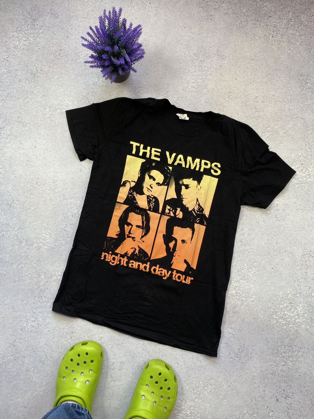 Band Tees The Vamps Night And Day Tour Men’s Black T-shirt Size Large Size US L / EU 52-54 / 3 - 1 Thumbnail