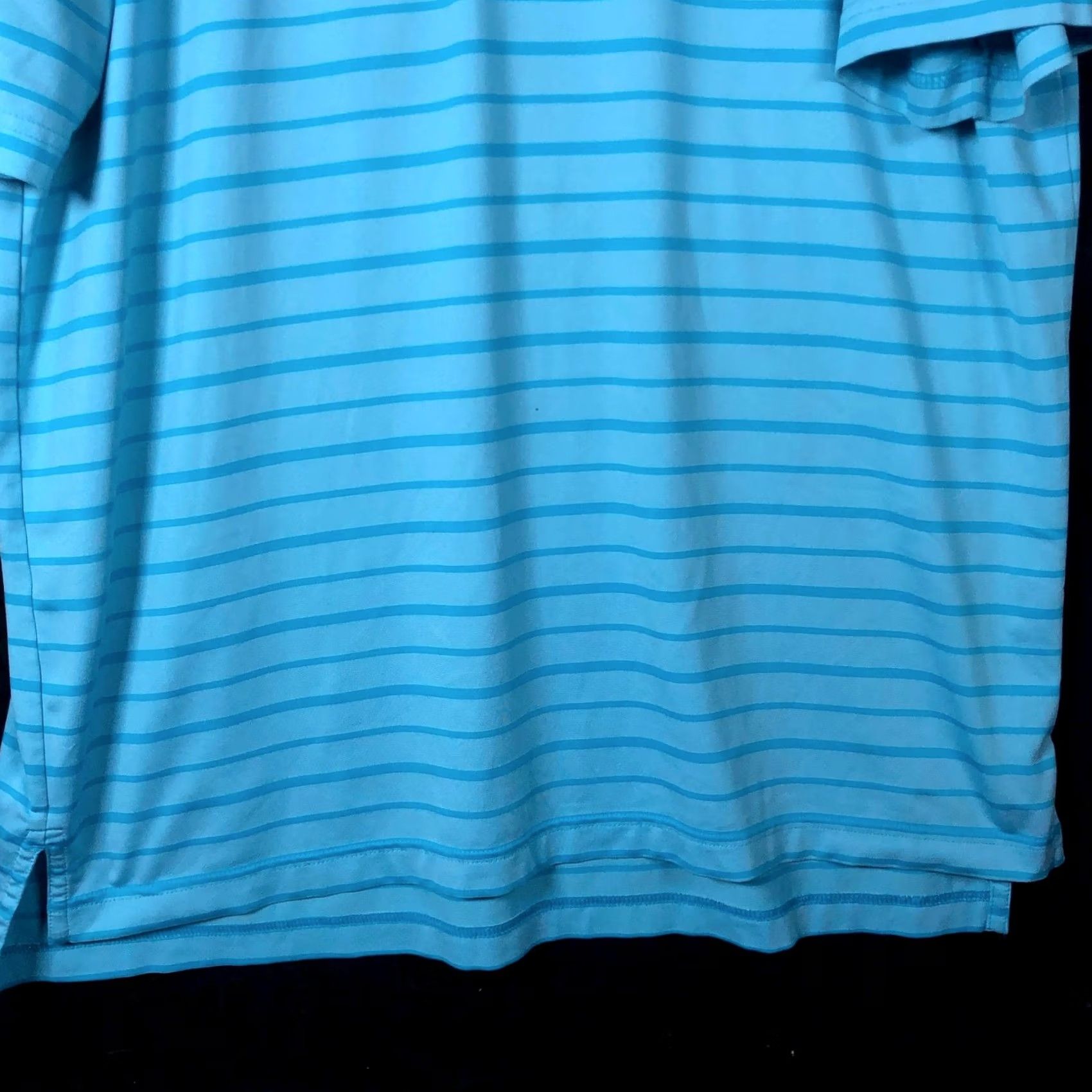 Peter Millar Peter Millar Mens Shirt Blue Stripe Polo Short Sleeve Stretch M Size US M / EU 48-50 / 2 - 3 Thumbnail