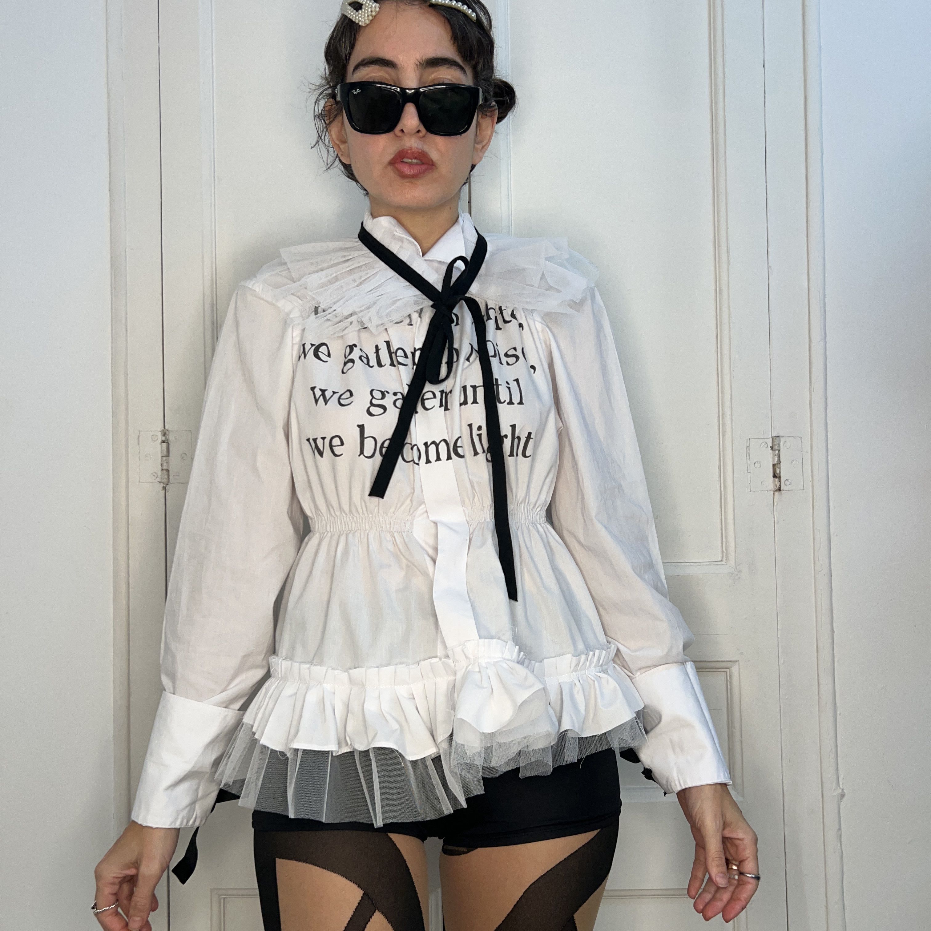 Custommade Reworked Poetry Shirt Size S / US 4 / IT 40 - 4 Thumbnail