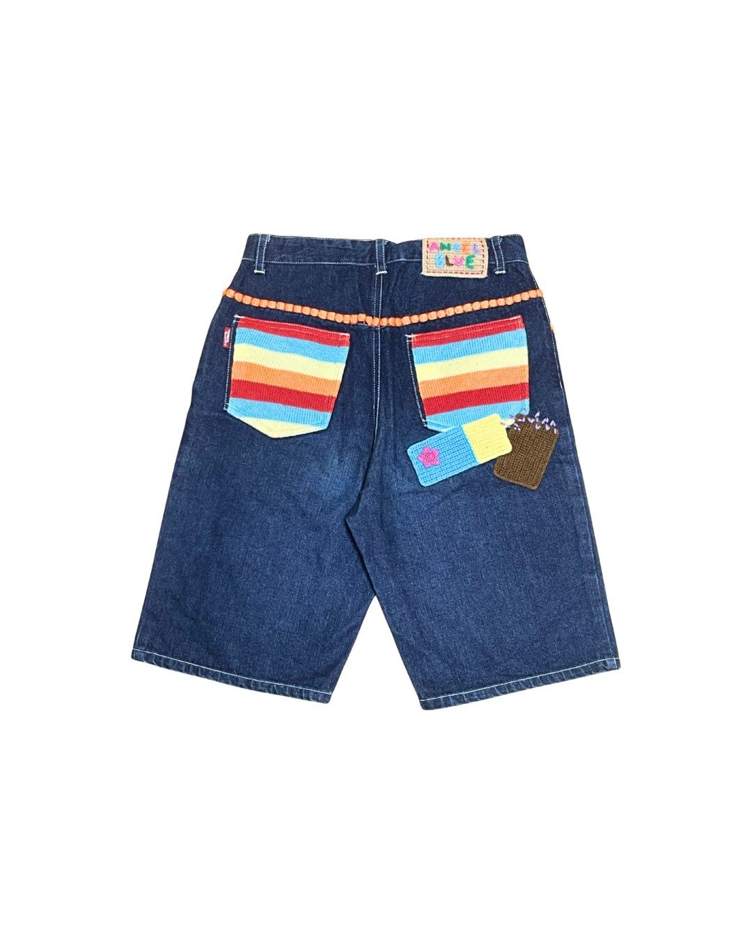 Angel Blue Angel Blue Japan All-Over Print Graphic Shorts JDM Y2K Style Size 29" - 3 Thumbnail