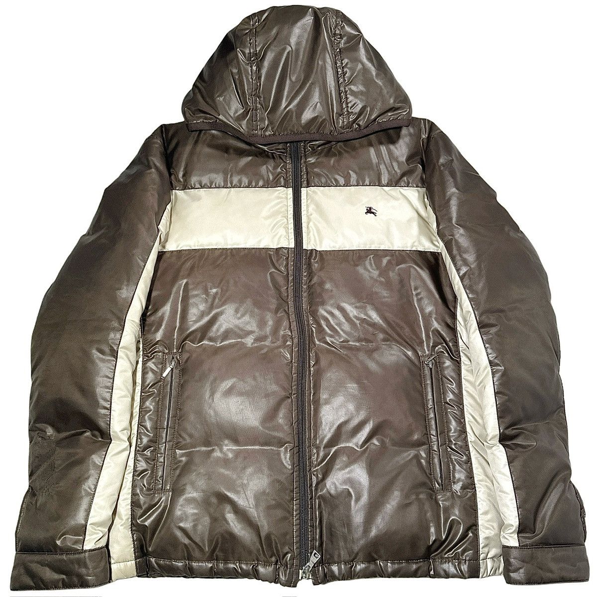 Burberry 00’s Burberry Black Label Down Puffer Jacket Size US M / EU 48-50 / 2 - 1 Thumbnail
