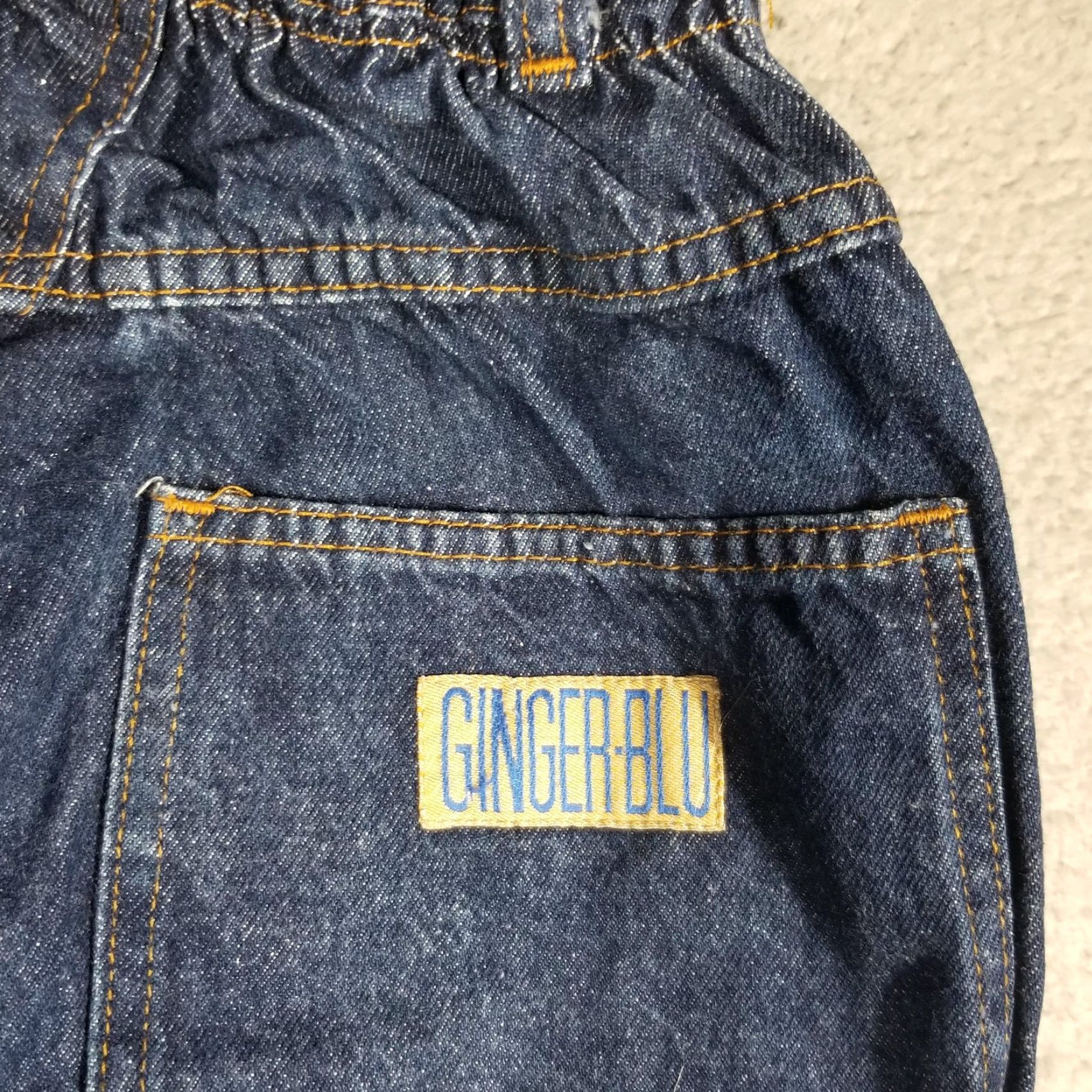 Vintage Ginger Blu Mom Jeans Women’s 26X36 High Waisted Vintage 80s Festival 26" Waist Denim Blue Size 36" / US 14 / IT 50 - 7 Thumbnail