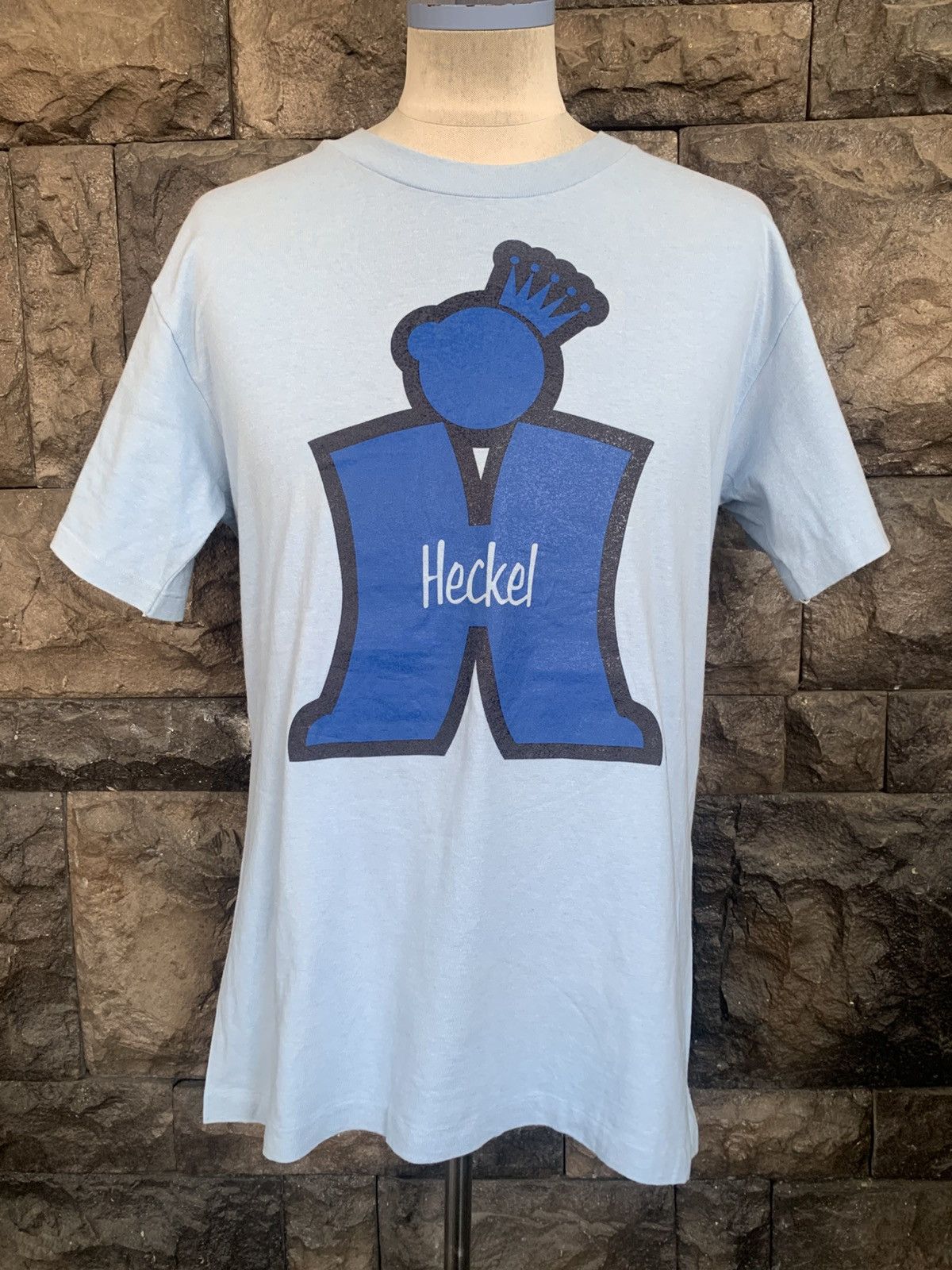 Vintage Vintage 90s Heckel Streetwear / Skate Surf T shirt Size US M / EU 48-50 / 2 - 1 Thumbnail