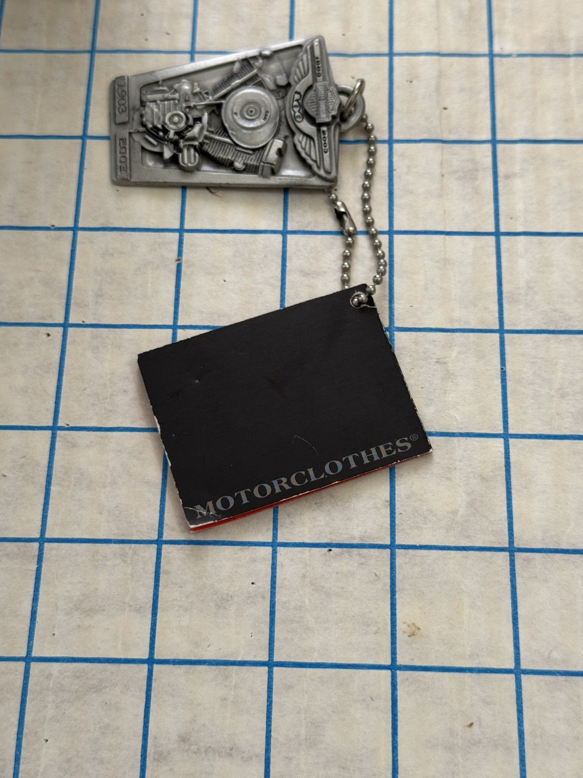 Harley Davidson Harley Davidson 100th Anniversary Pewter Key Chain Motorcycl Size ONE SIZE - 7 Thumbnail