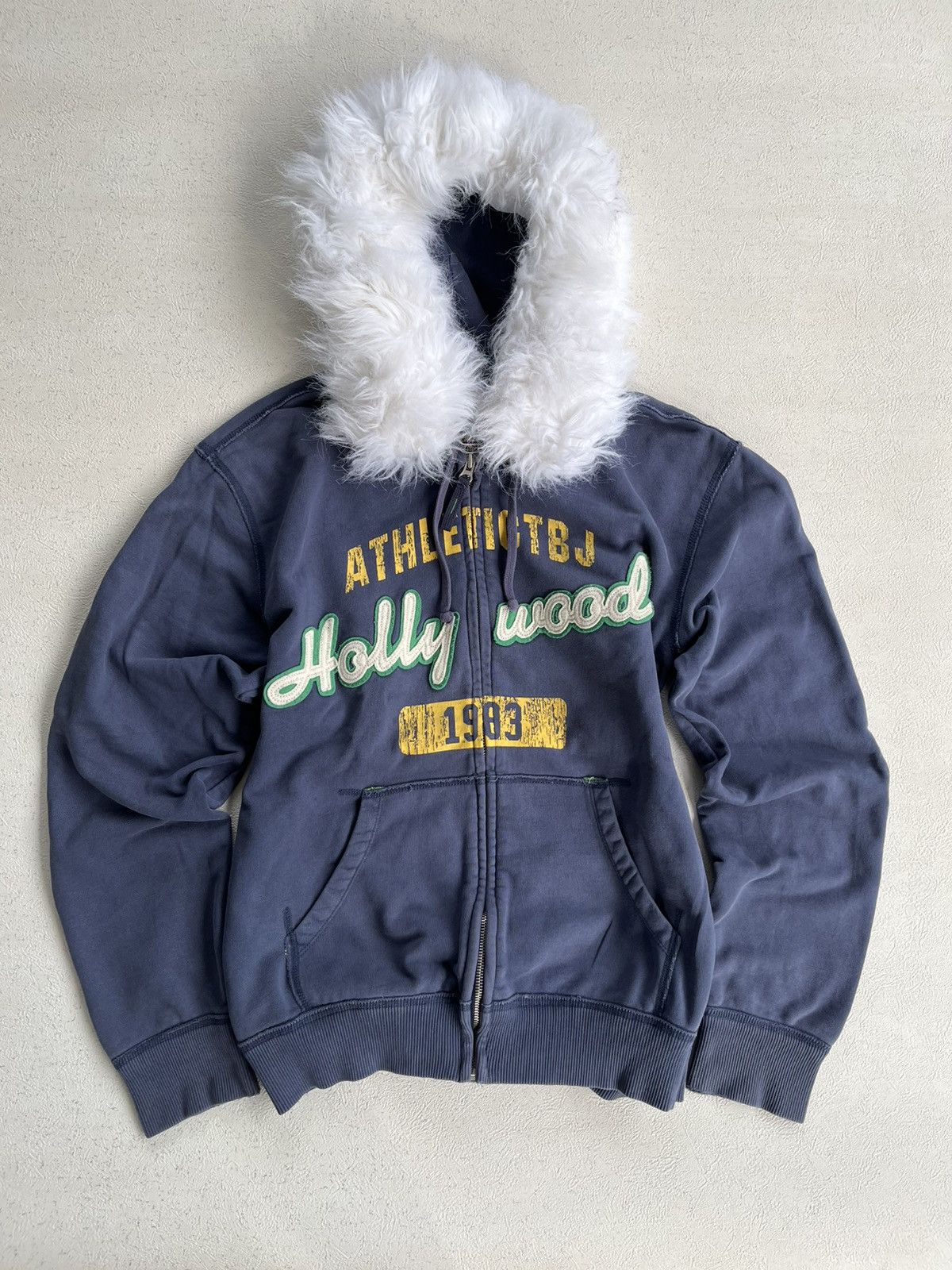 Hysteric Glamour Y2K Japanese Tbj Jeans Zip Up Fur Hoodie Hysteric Style Size US L / EU 52-54 / 3 - 3 Thumbnail