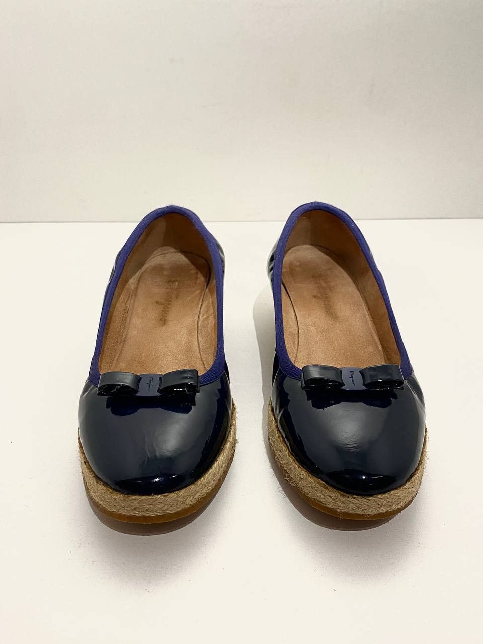 Salvatore Ferragamo Salvatore Ferragamo Bow Logo Espadrilles Ballet Flats Size US 9.5 / IT 39.5 - 5 Thumbnail