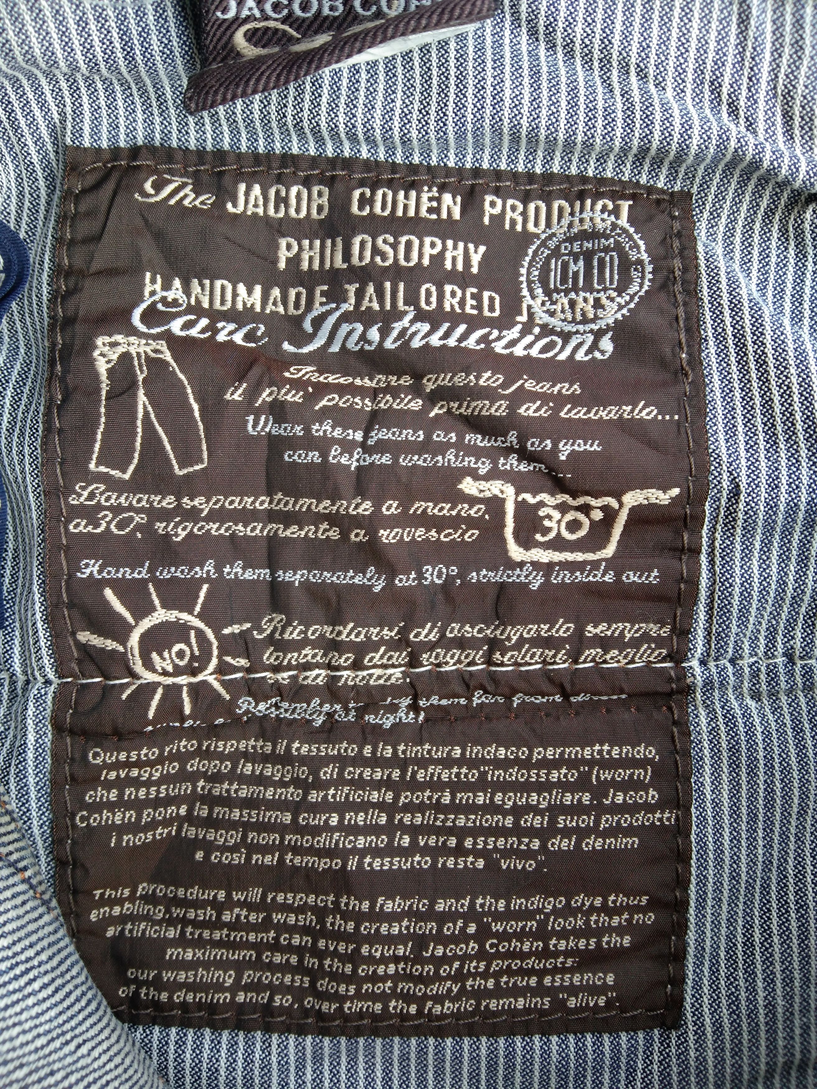 Jacob Cohen Jacob Cohen Jeans 'Rare Luxury Denim' Made In Italy 31x30 Size US 31 - 11 Thumbnail