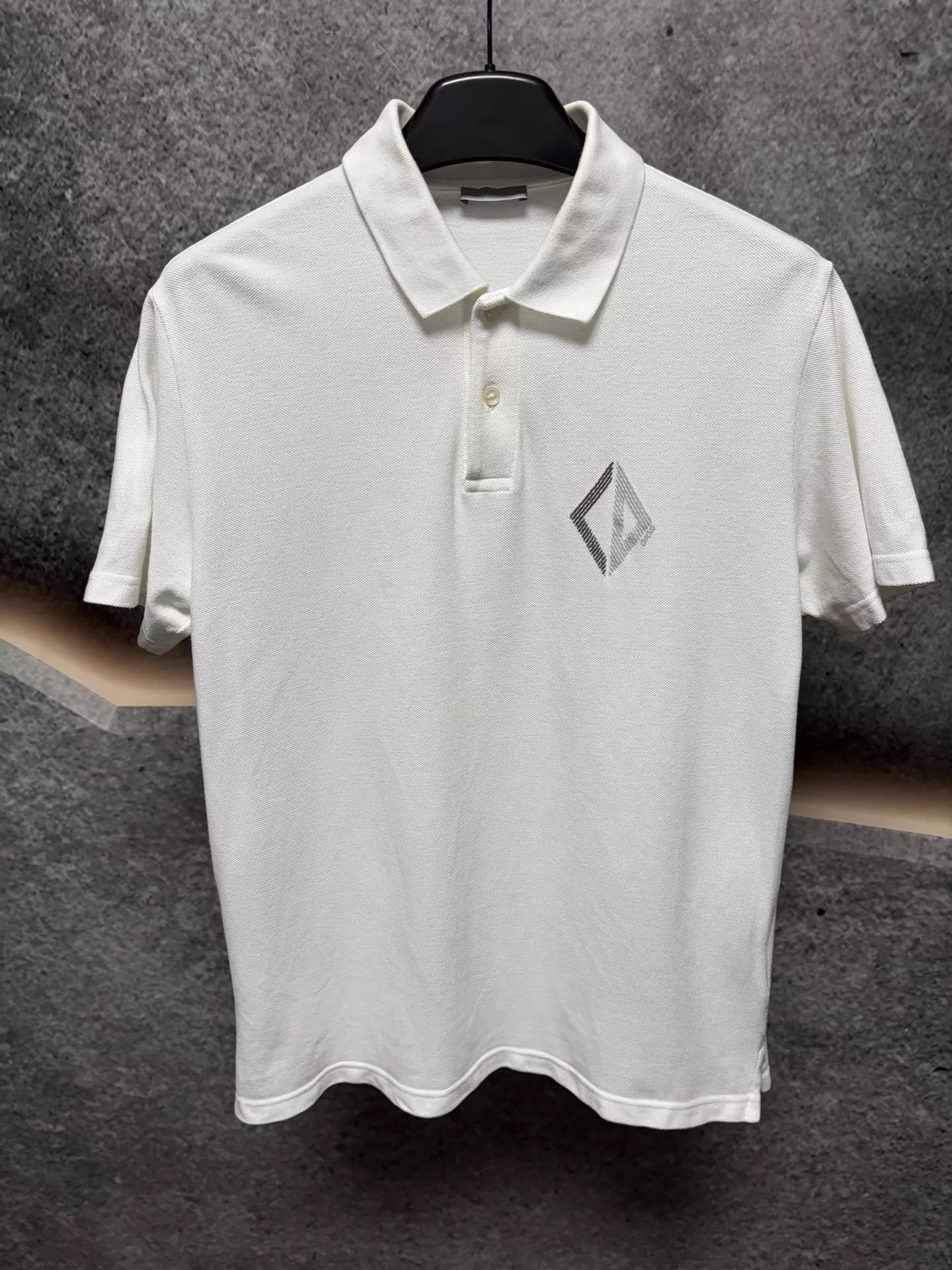 Dior White Short-Sleeve Polo Shirt Size US M / EU 48-50 / 2 - 1 Thumbnail
