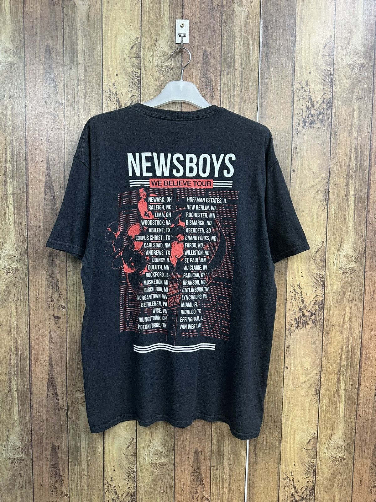 Band Tees Newsboys Restart Rock Band Tour Tshirt A560 Size US M / EU 48-50 / 2 - 3 Thumbnail
