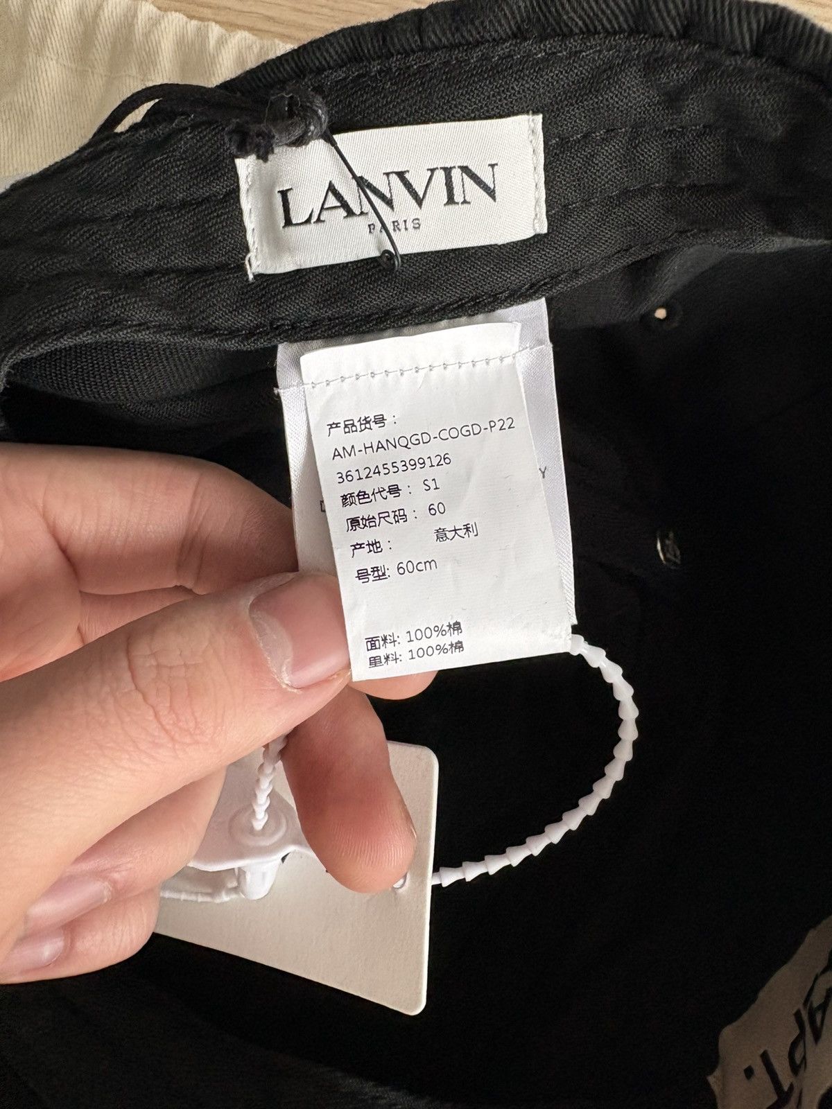 Gallery Dept. × Lanvin Lanvin/Gallery Dept Multicolor Paint Cap Size ONE SIZE - 7 Thumbnail