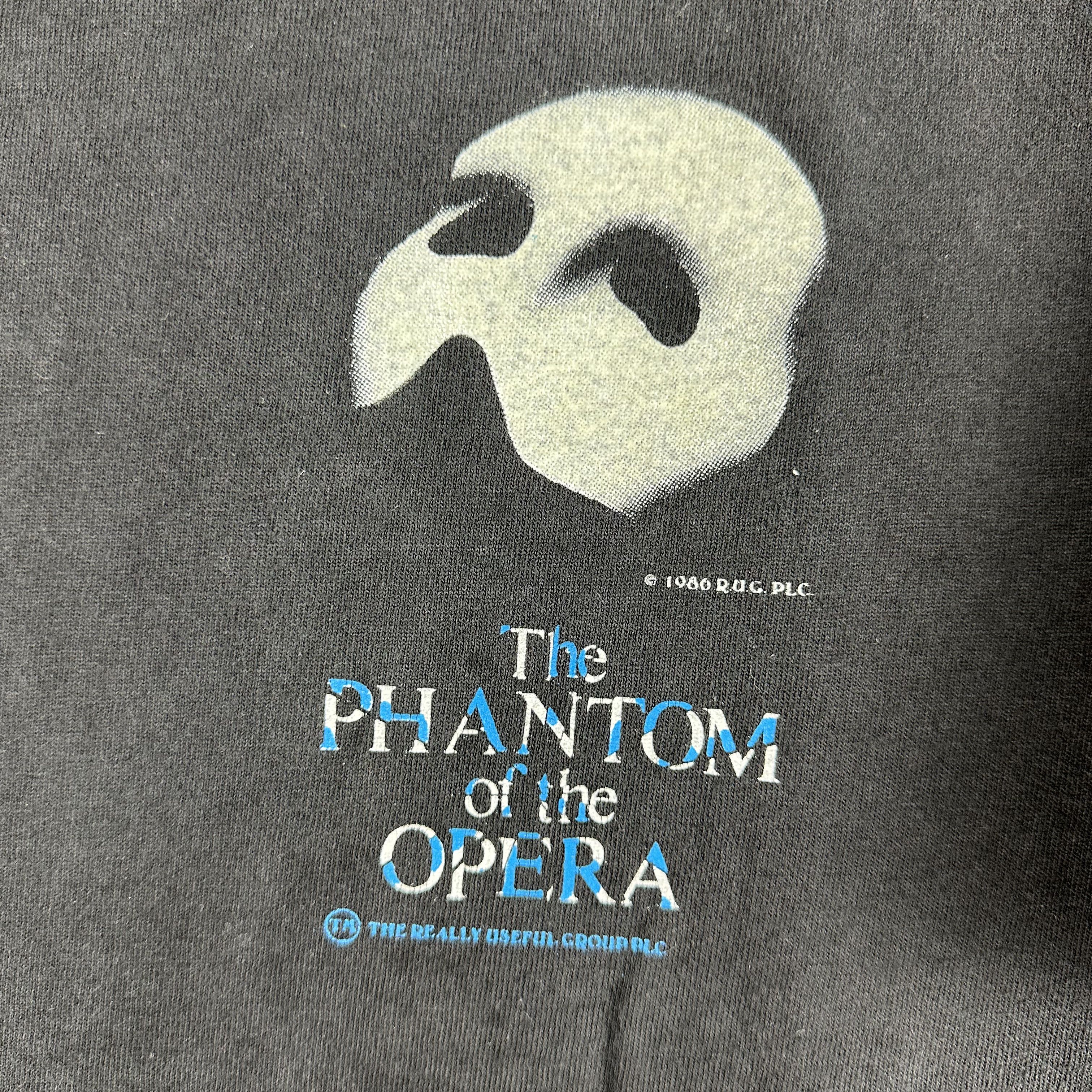 Vintage Vintage 1986 The Phantom of the Opera Graphic Promo T-Shirt Size US XL / EU 56 / 4 - 2 Thumbnail