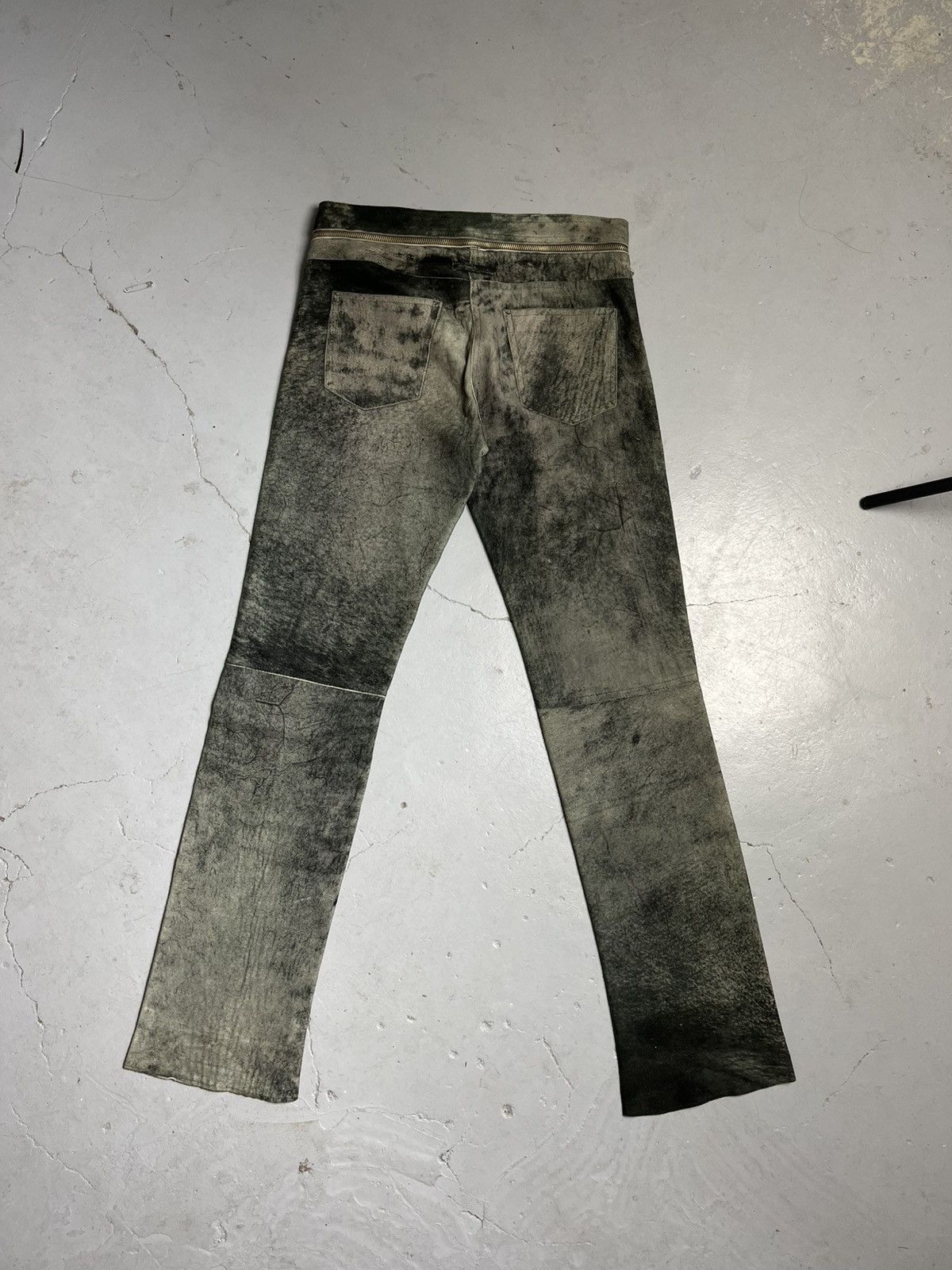 Jean Paul Gaultier FW 2000 Leather pants with detachable belt Size 28" / US 6 / IT 42 - 11 Thumbnail
