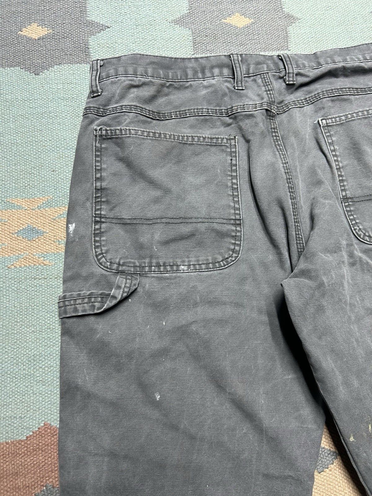 Vintage Vtg dickies canvas carpenter pants paint distres faded 36x29 Size US 36 / EU 52 - 10 Thumbnail