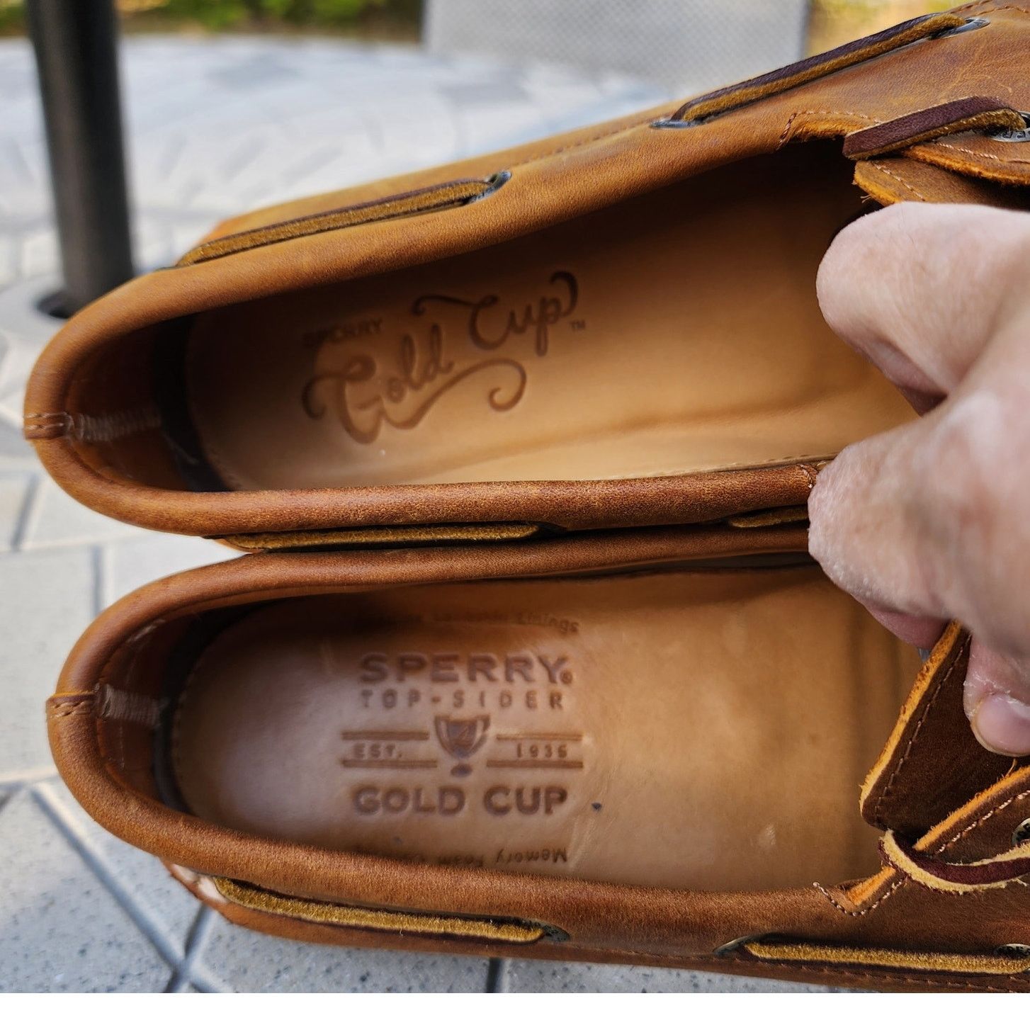 Sperry Sperry Top Sider Gold Cup Leather Moccasin Boat Shoes Size US 9.5 / EU 42-43 - 9 Thumbnail