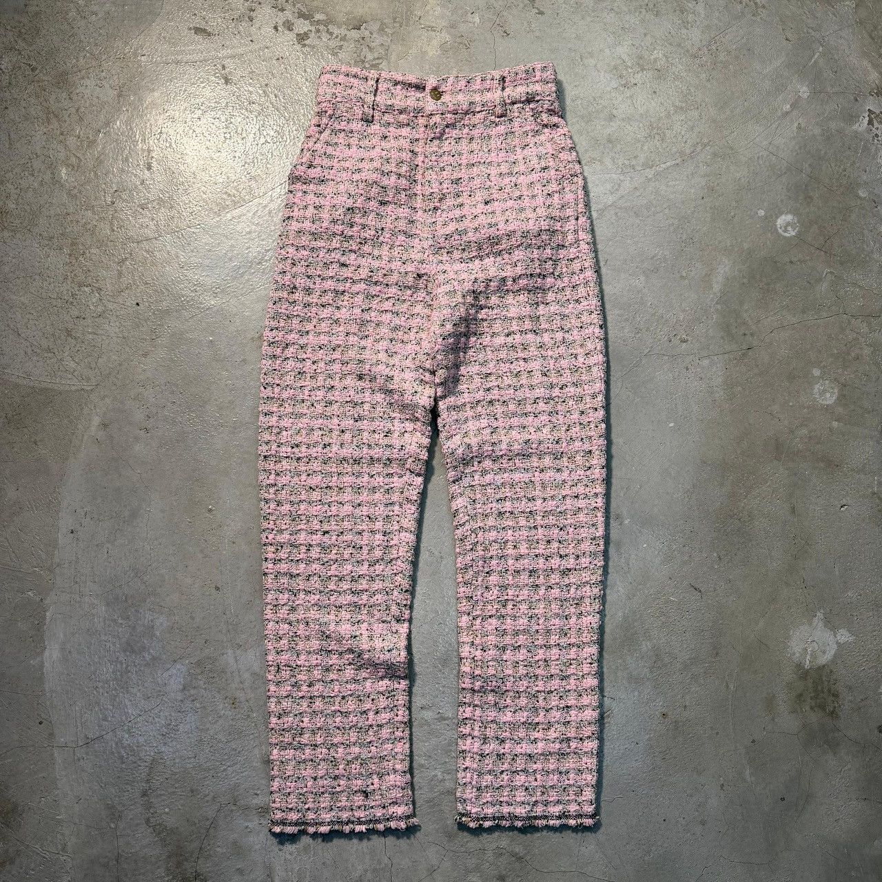 Drew House DREW HOUSE Boucle Tweed Pink White Pants Size US 28 / EU 44 - 1 Thumbnail