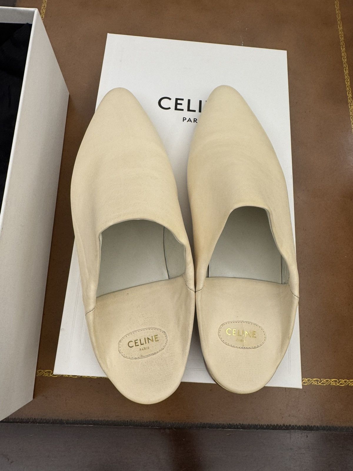 Celine × Hedi Slimane Celine jacno babouche Size US 7 / EU 40 - 3 Thumbnail