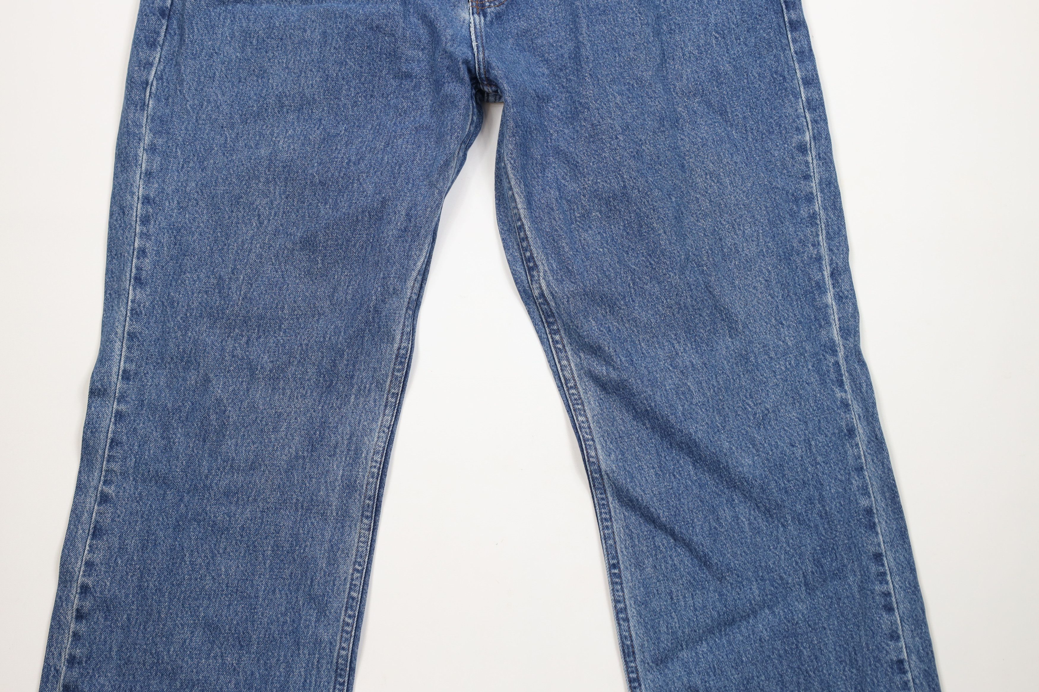Harley Davidson Vintage 90s Y2K Harley Davidson Wide Leg Denim Jeans Blue Size US 38 / EU 54 - 3 Thumbnail