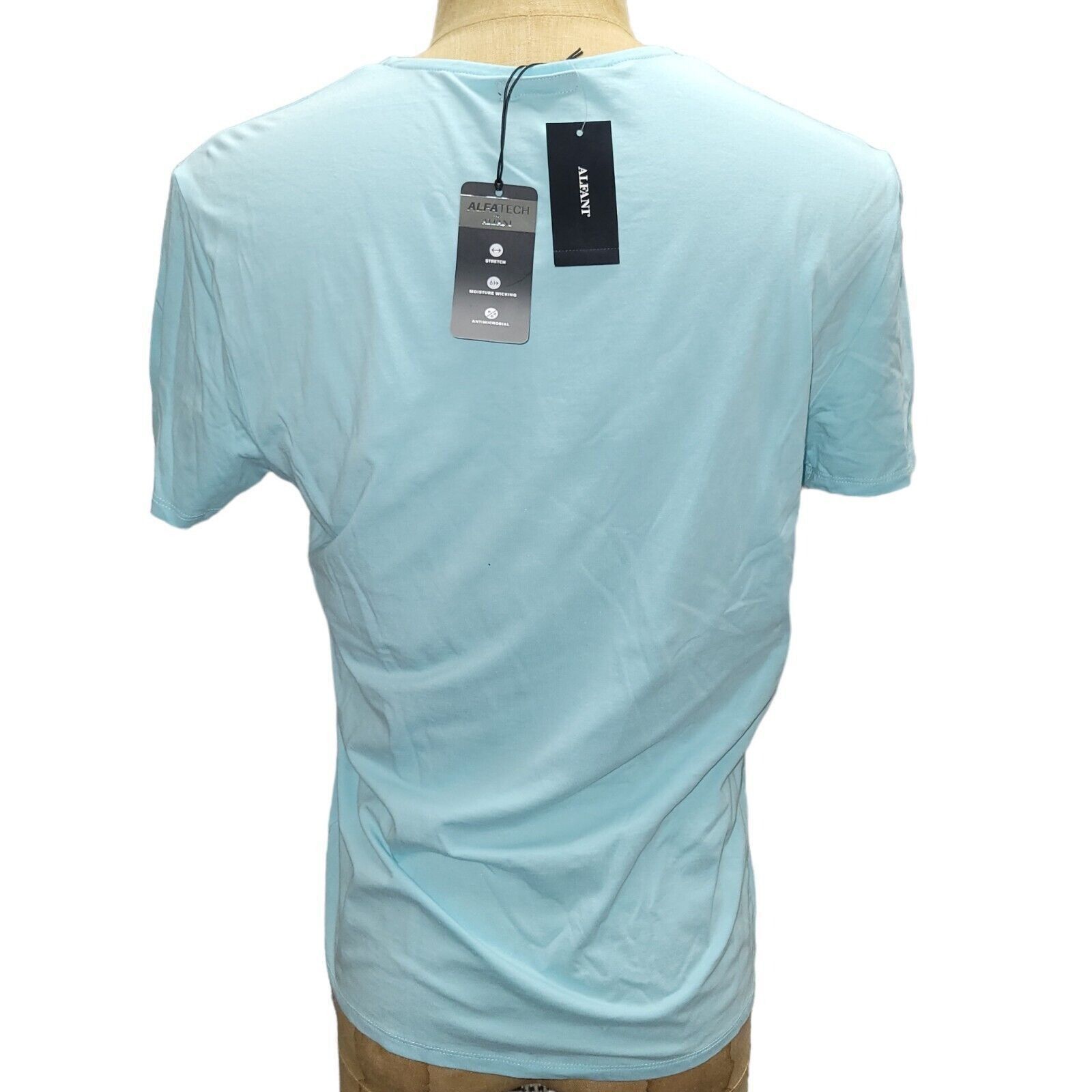 Alfani Men's Alfani Short Sleeve Henley. Size Medium. New With Ta Size US M / EU 48-50 / 2 - 6 Thumbnail