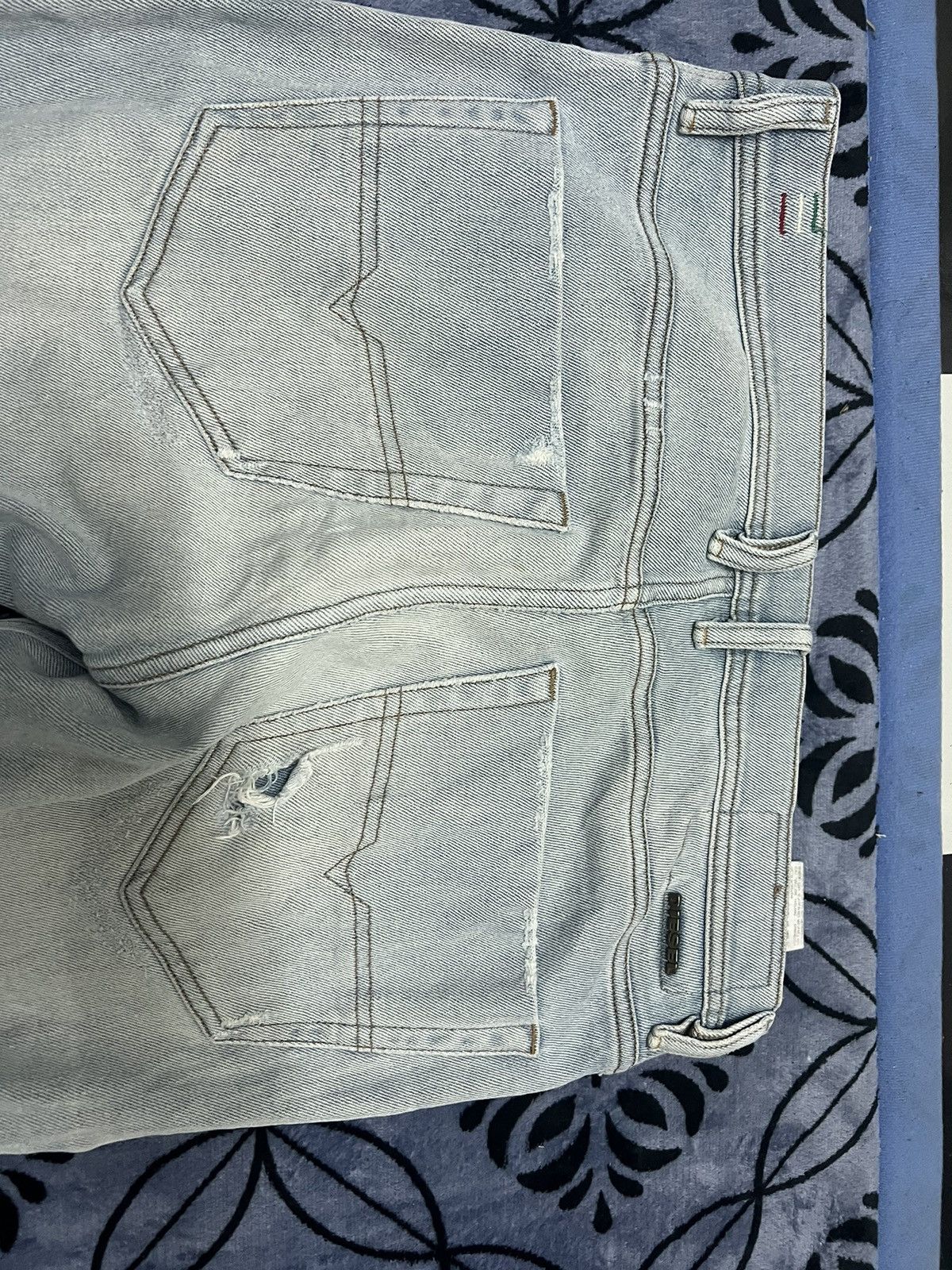 Diesel Diesel Industry - Distressed selvedge jeans Size US 31 - 12 Thumbnail