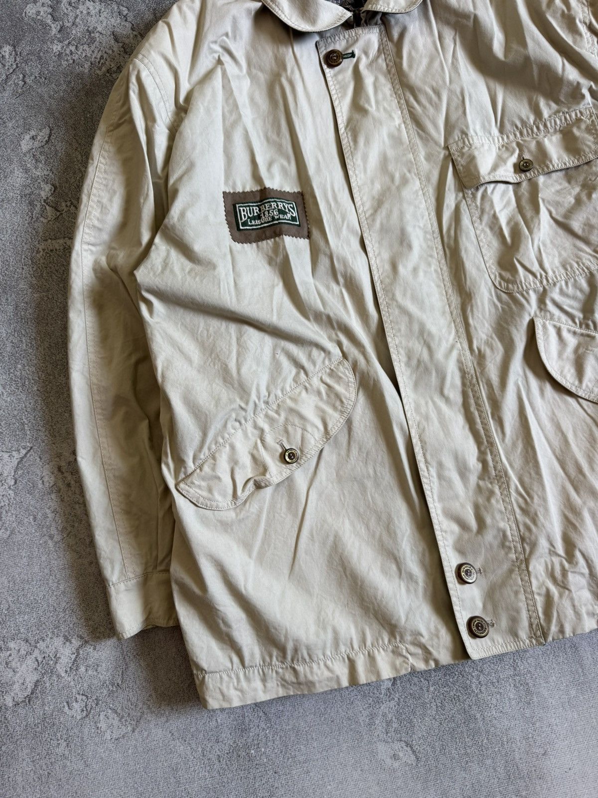 Burberry Vintage Burberry Trench Button Zip Coat Nova Check Jacket Size US XL / EU 56 / 4 - 3 Thumbnail