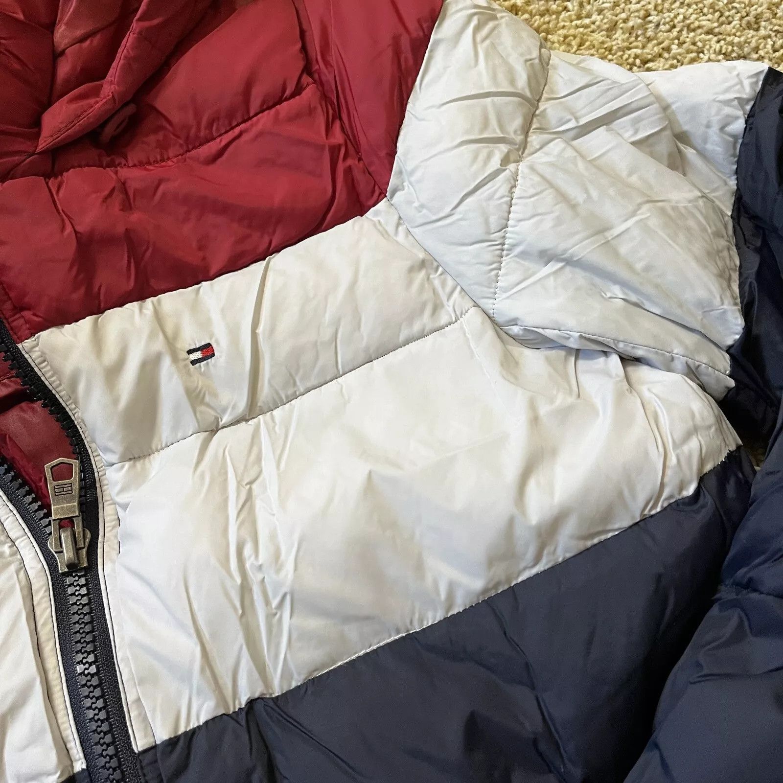 Tommy Hilfiger Tommy Hilfiger Men's Hooded Puffer Jacket Size US S / EU 44-46 / 1 - 2 Thumbnail