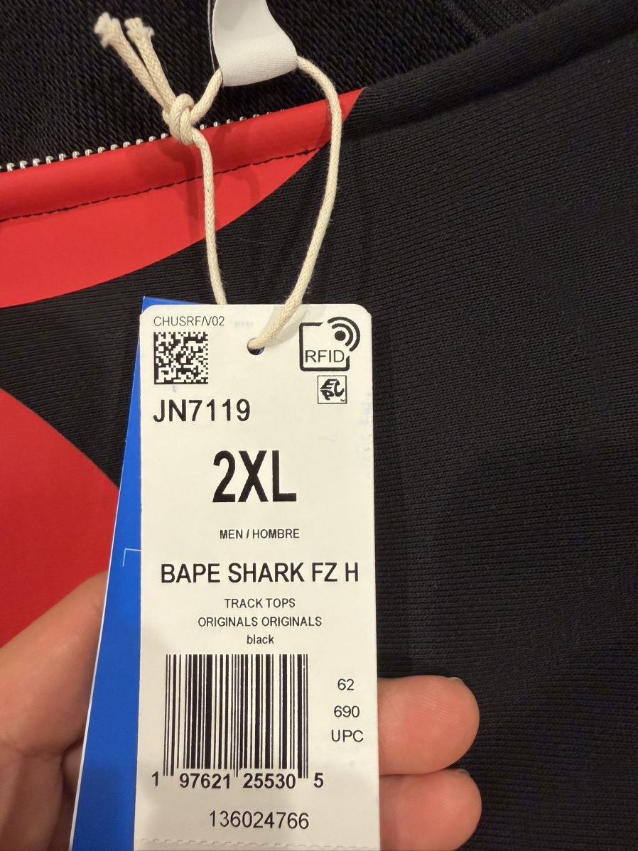 Adidas × Bape Bape x adidas hoodie Size US XXL / EU 58 / 5 - 12 Thumbnail