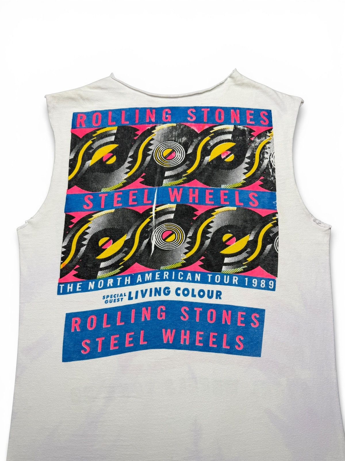 Band Tees Vintage 1989 Rolling Stones Steel Wheels Tour Tee Size US S / EU 44-46 / 1 - 4 Thumbnail