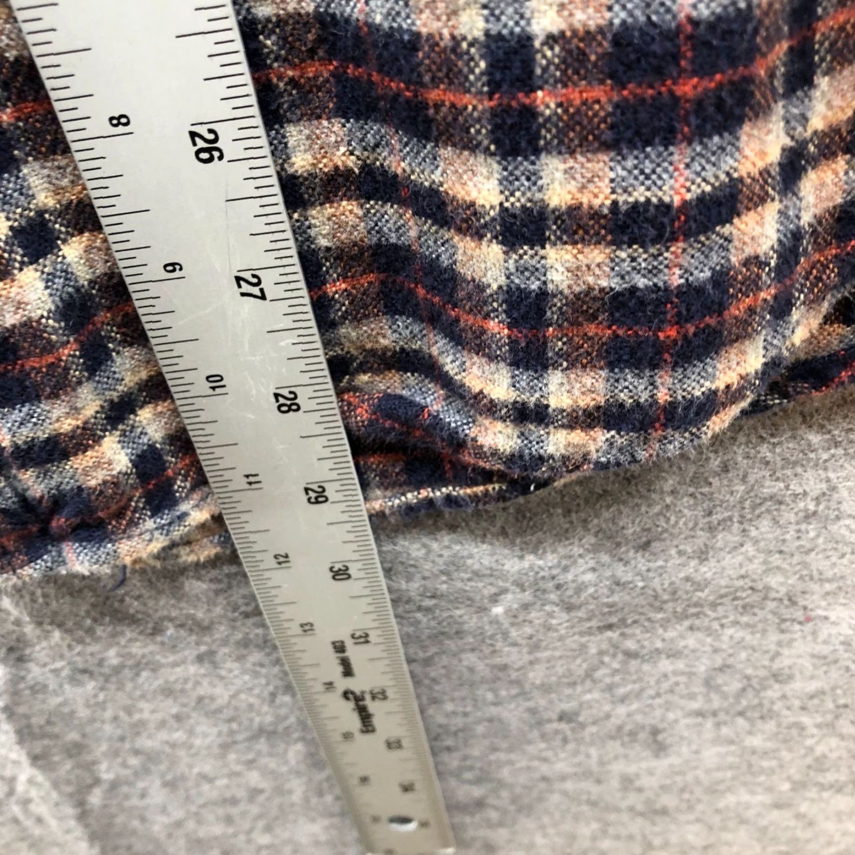 J.Crew J. Crew Flannel Shirt Mens L Elbow Patch Brown Blue Plaid Long Sleeve Shirt Mens L Brown Blue Plaid Shirt Size US L / EU 52-54 / 3 - 7 Thumbnail