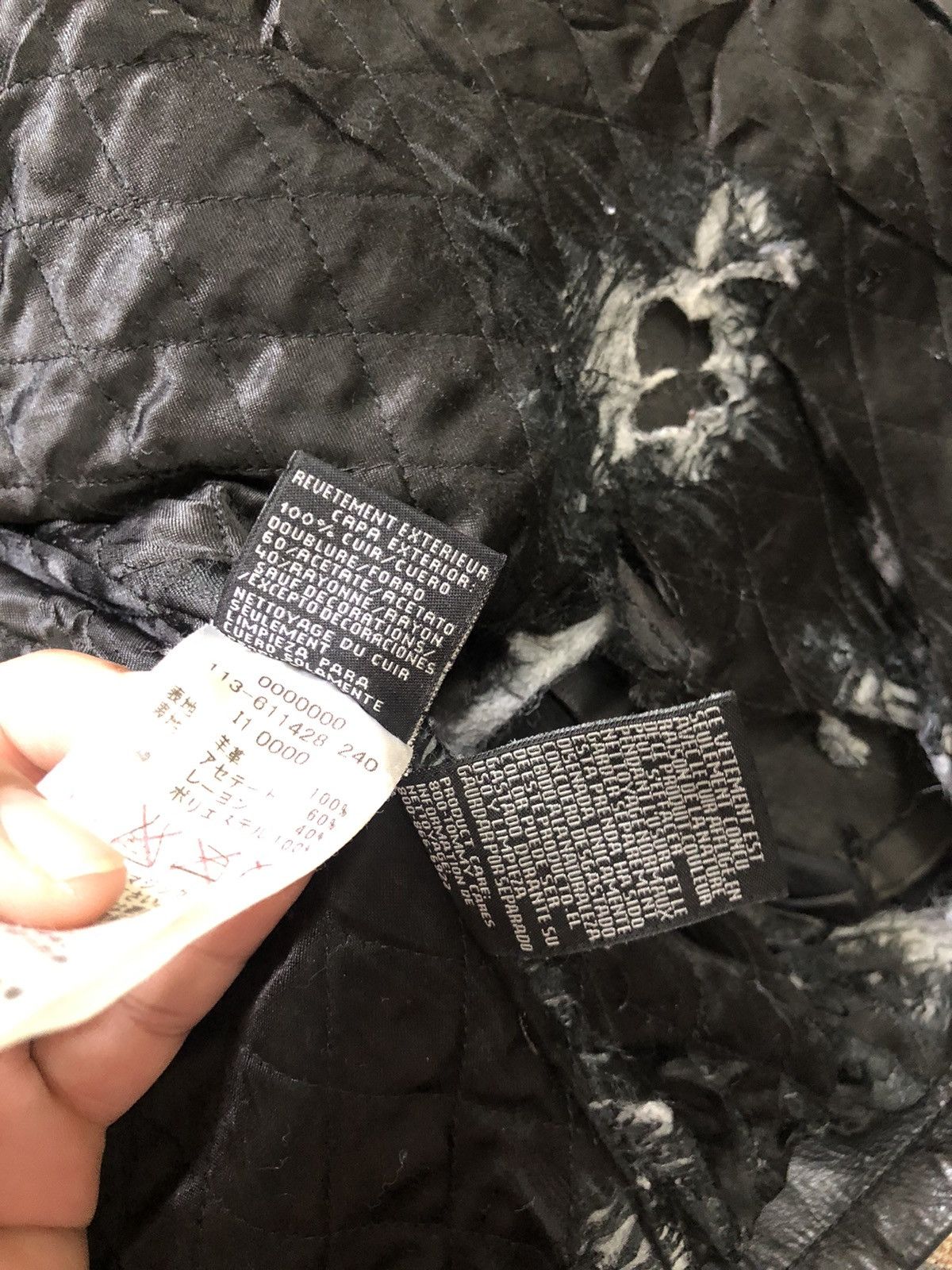 Tommy Hilfiger Rare❗️Tommy Hilfiger Premium Cafe Racer Leather Jacket Size US L / EU 52-54 / 3 - 16 Thumbnail