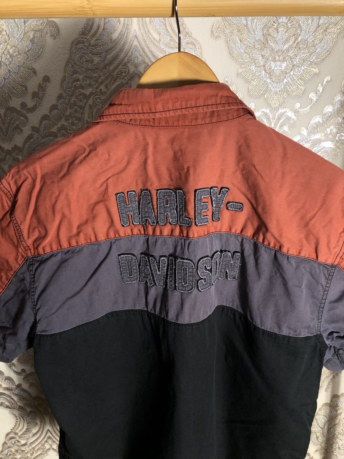 Harley Davidson VINTAGE HARLEY DAVIDSON RETRO MOTORCYCLE SHIRT CASUAL 90s Size US M / EU 48-50 / 2 - 11 Thumbnail