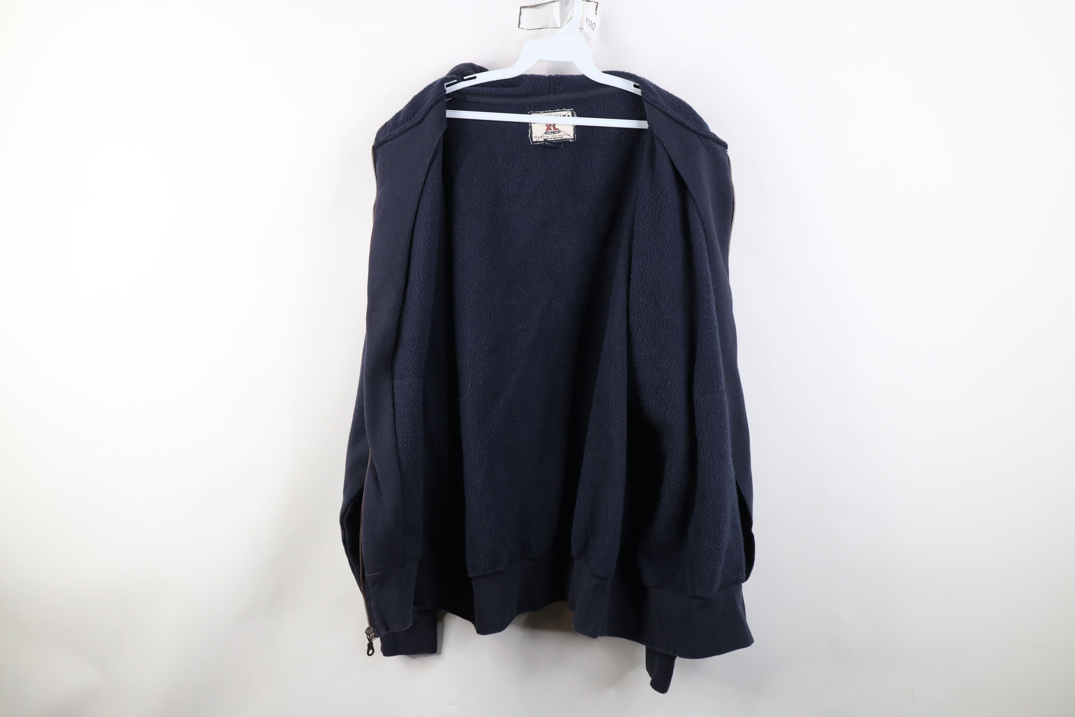 Vintage Vintage 90s Heavyweight University of Michigan Hoodie Size US XL / EU 56 / 4 - 10 Thumbnail