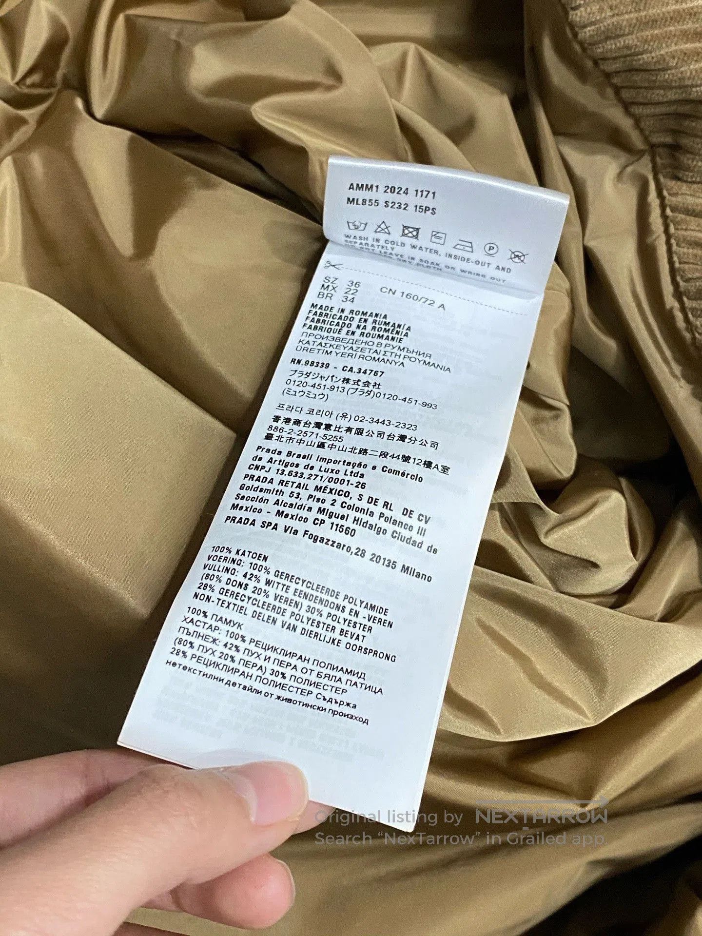 Miu Miu Miumiu Corduroy Cotton Jacket. Size XS / US 0-2 / IT 36-38 - 7 Thumbnail