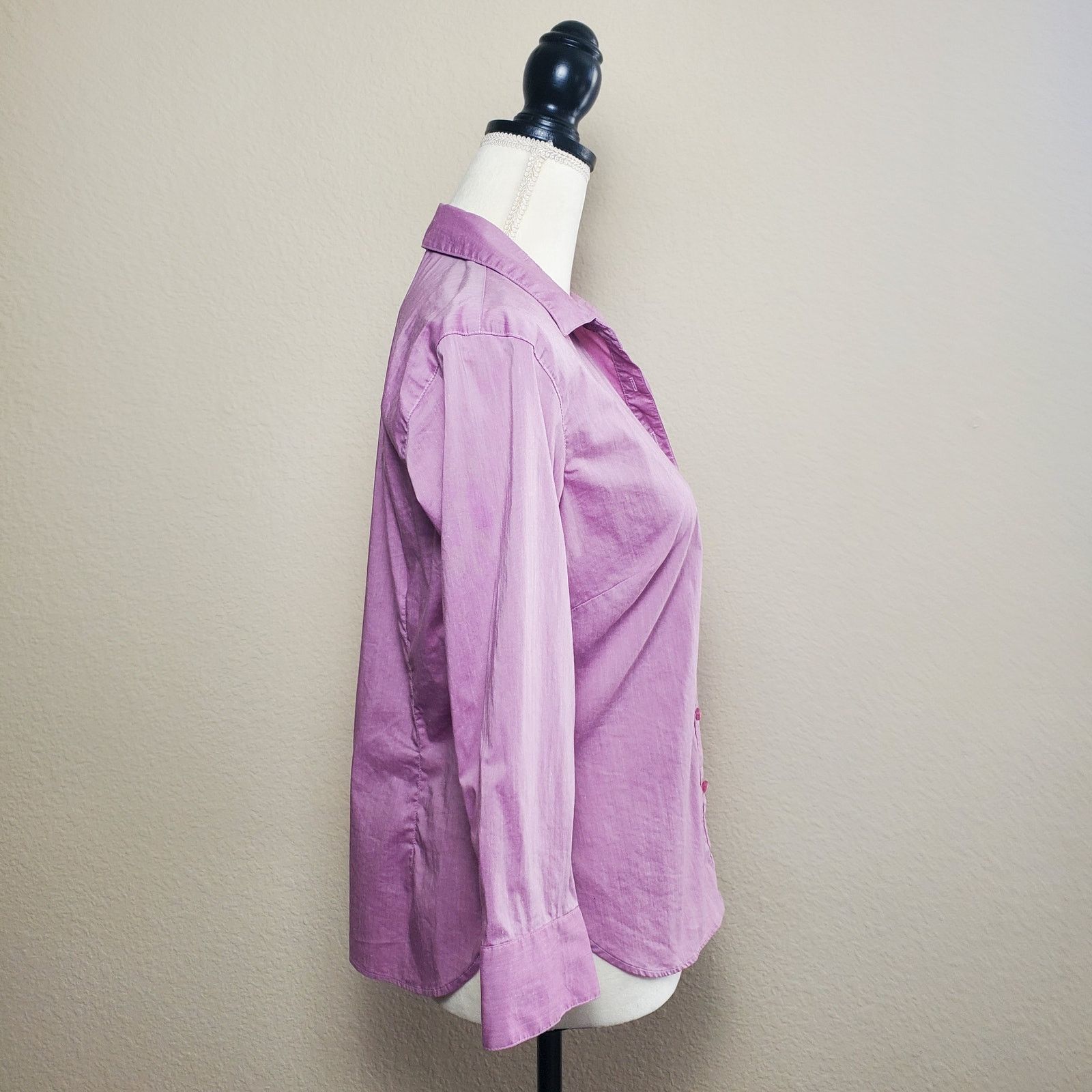 Other Womyn Pink Collared Blouse 2 Size XS / US 0-2 / IT 36-38 - 2 Thumbnail