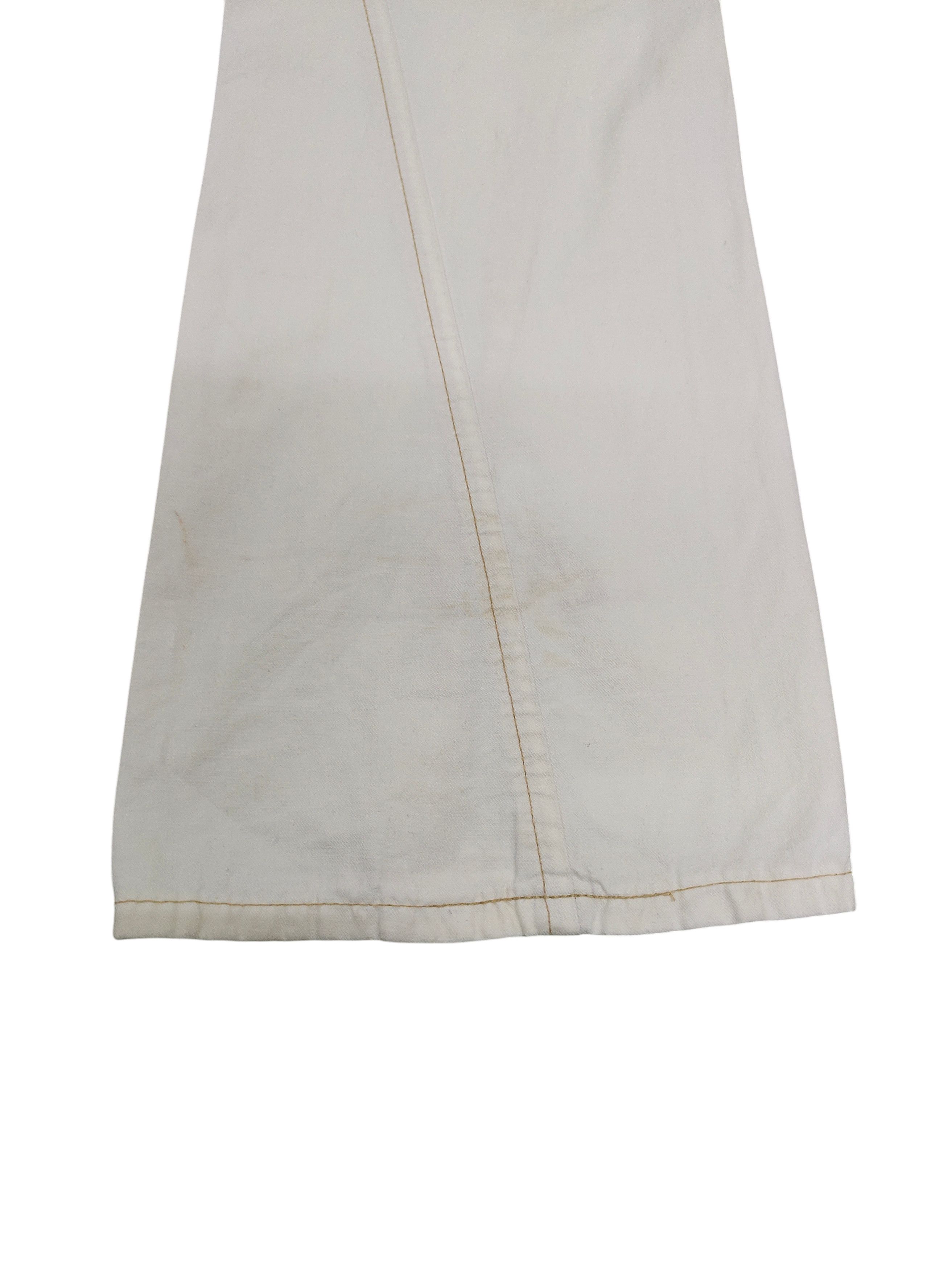 If Six Was Nine Flare Jeans Edwin Blue Trip White Denim Bootcut BT5012 Size US 30 / EU 46 - 6 Thumbnail