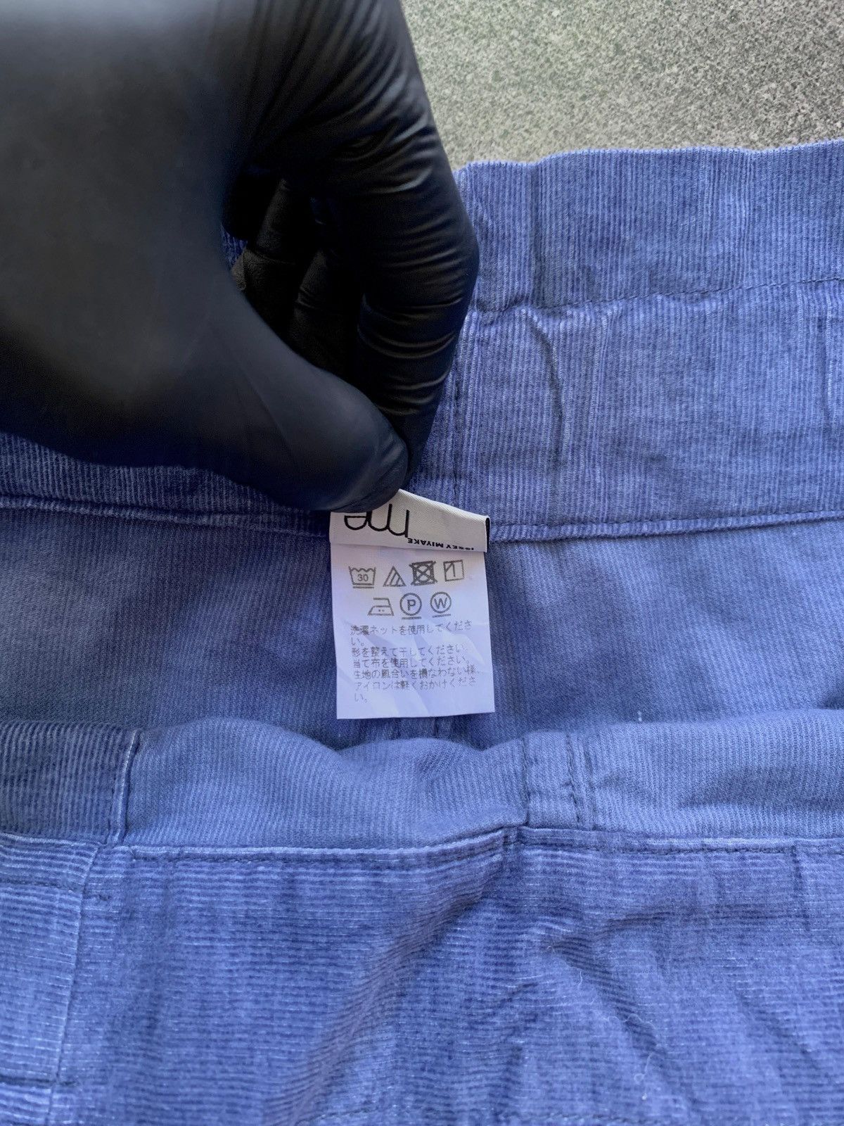 Issey Miyake FREE TAX! Two Tone Corduroy Wideleg Cropped Pants Size US 32 / EU 48 - 10 Thumbnail