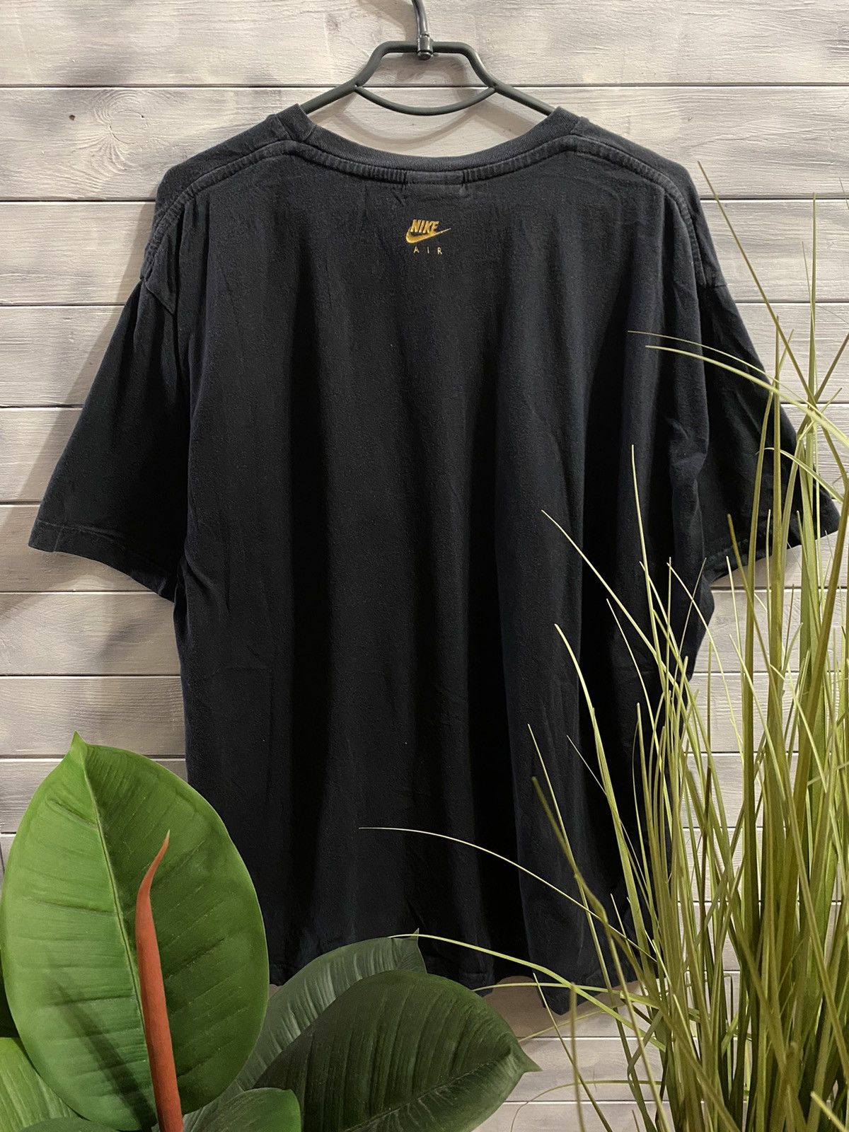Nike Rare Vintage T-Shirt Nike Big Logo Drill Y2K style. Size US XL / EU 56 / 4 - 4 Thumbnail
