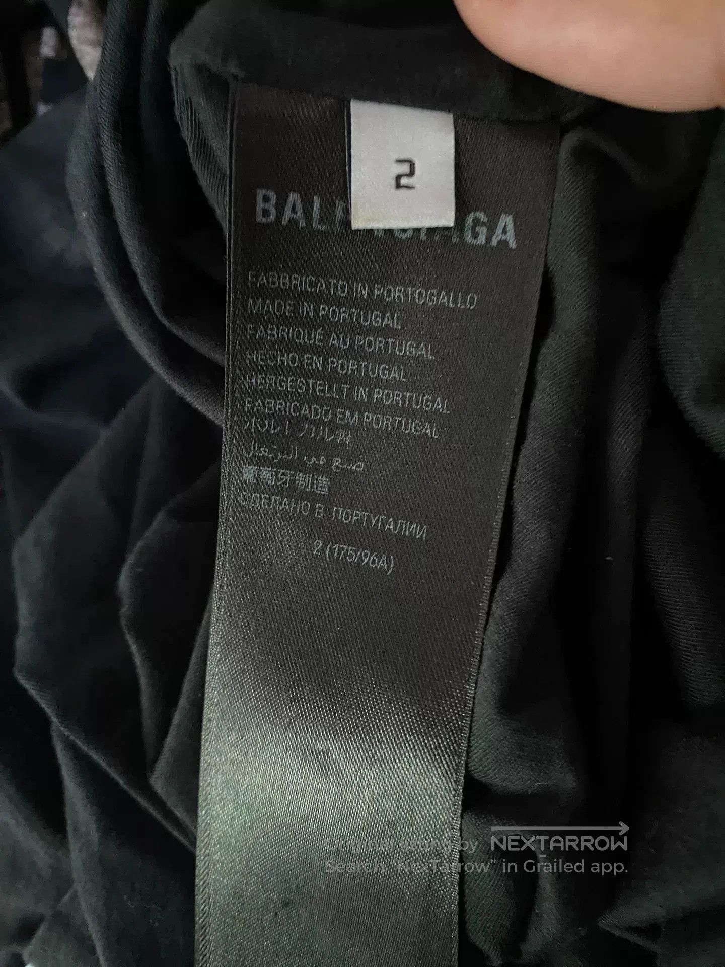 Balenciaga Balenciaga Double Ring Logo Oversized T. Size US S / EU 44-46 / 1 - 5 Thumbnail