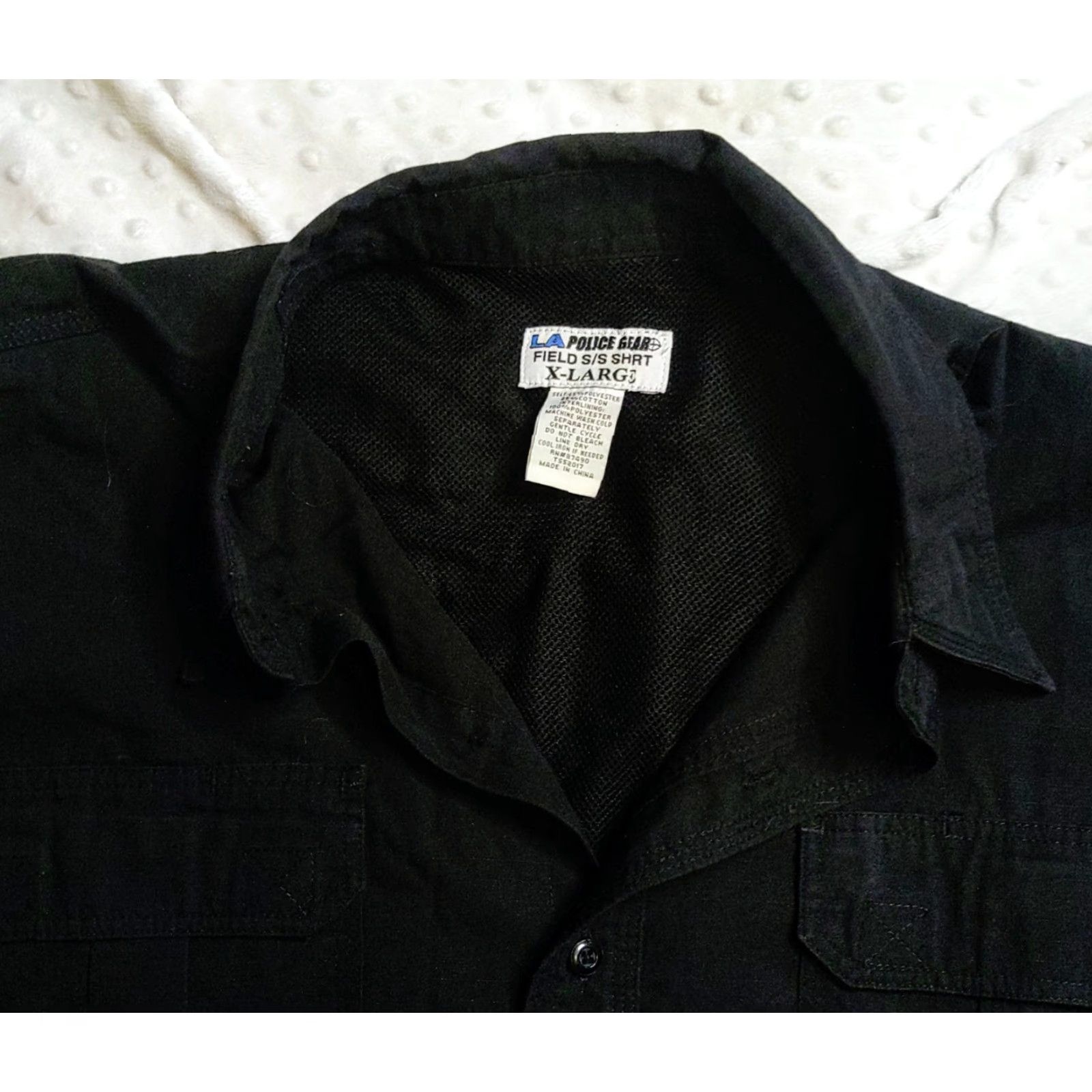Vintage VINTAGE LA Police Gear Short Sleeve Button-Up Tactical Field Shirt Mens XL Black Size US XL / EU 56 / 4 - 4 Thumbnail
