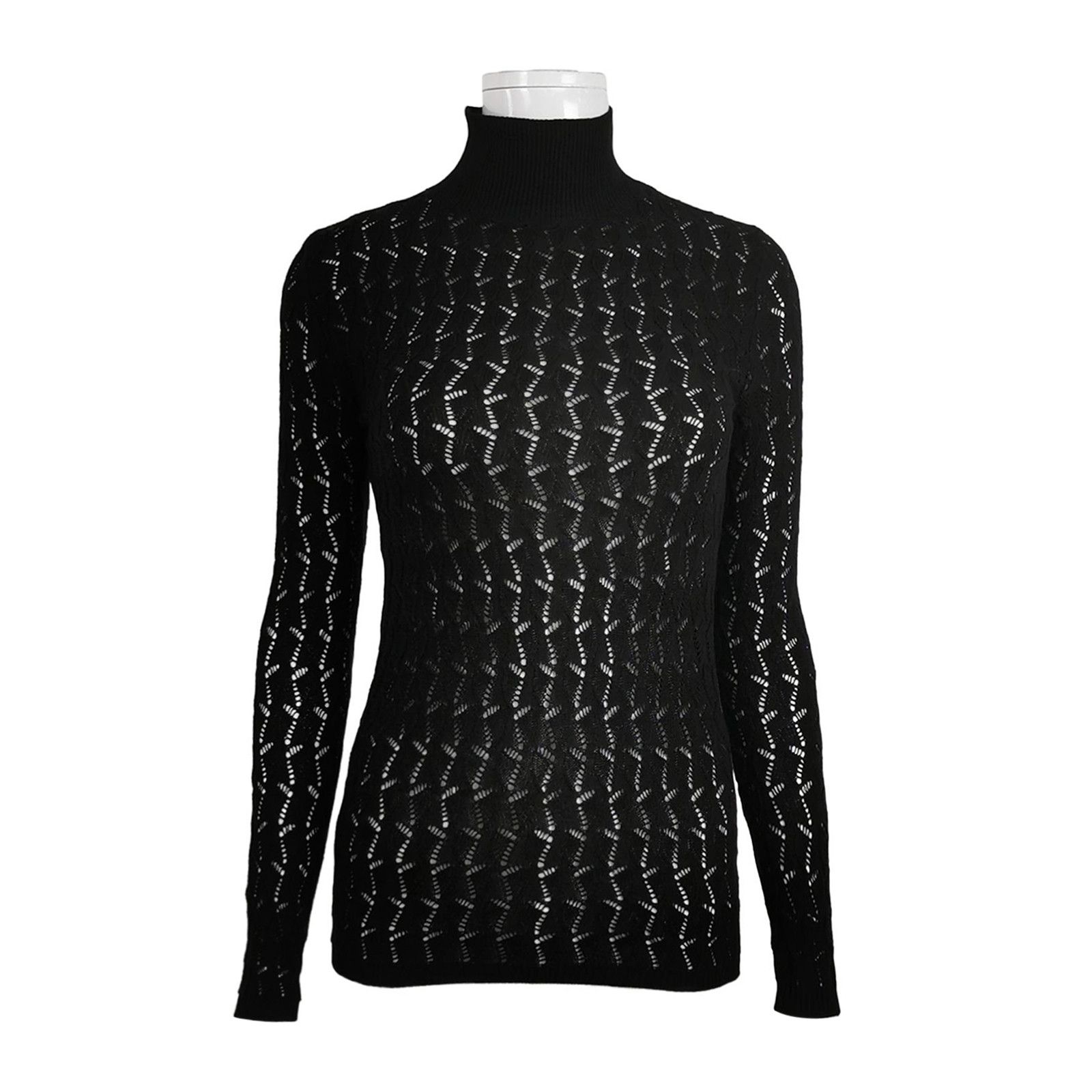 Prada Prada Open-Knit Turtleneck Sweater Size 36 Size XS / US 0-2 / IT 36-38 - 1 Thumbnail