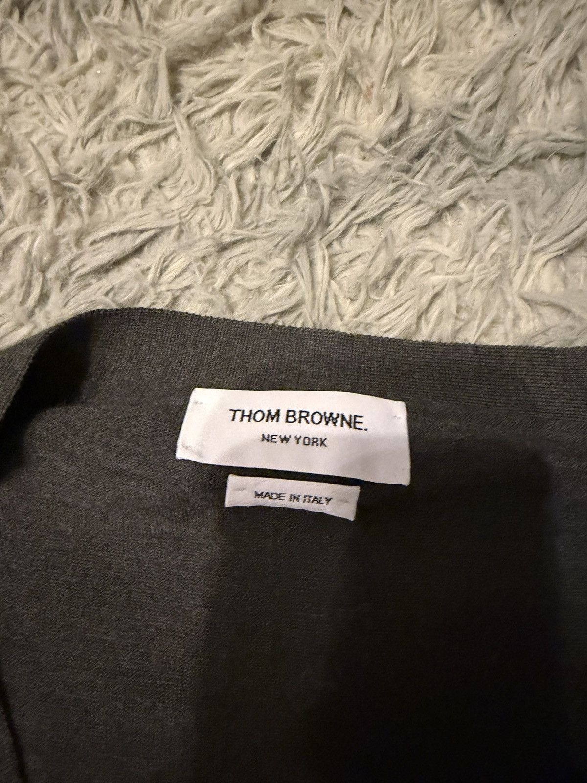 Thom Browne Med Grey Cardigan Size US M / EU 48-50 / 2 - 3 Thumbnail