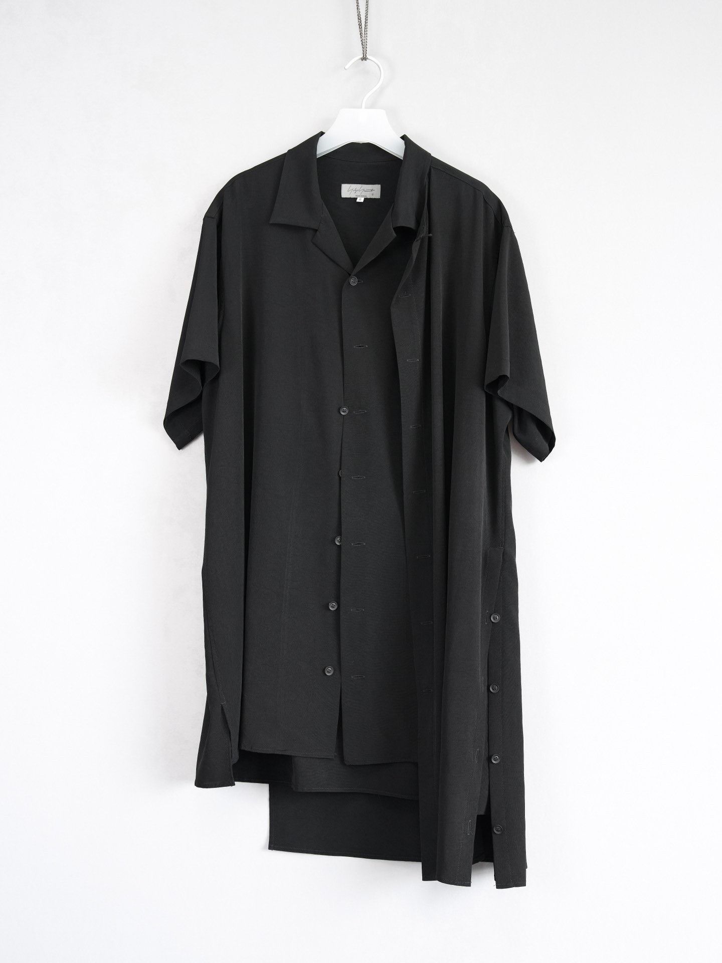 Yohji Yamamoto Yohji Yamamoto 22SS Deconstructed Triacetate Shirt Size US M / EU 48-50 / 2 - 1 Thumbnail