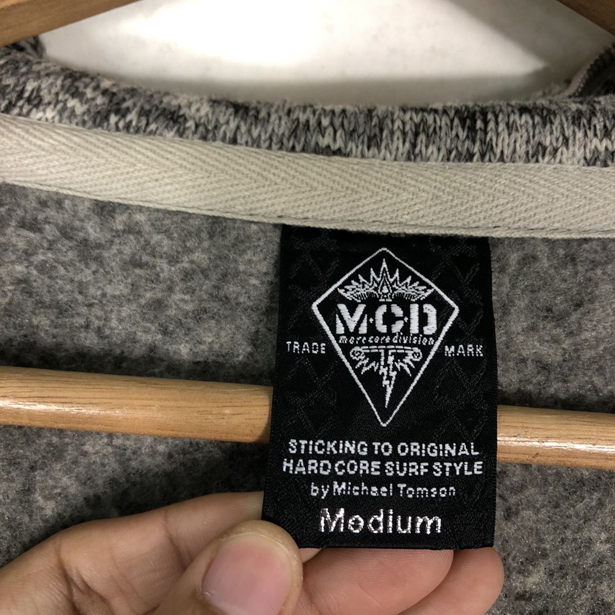 Japanese Brand 🔥Rare Hoodie Jacket Hard Core Surf Style by Michael Tomson Size US M / EU 48-50 / 2 - 16 Thumbnail