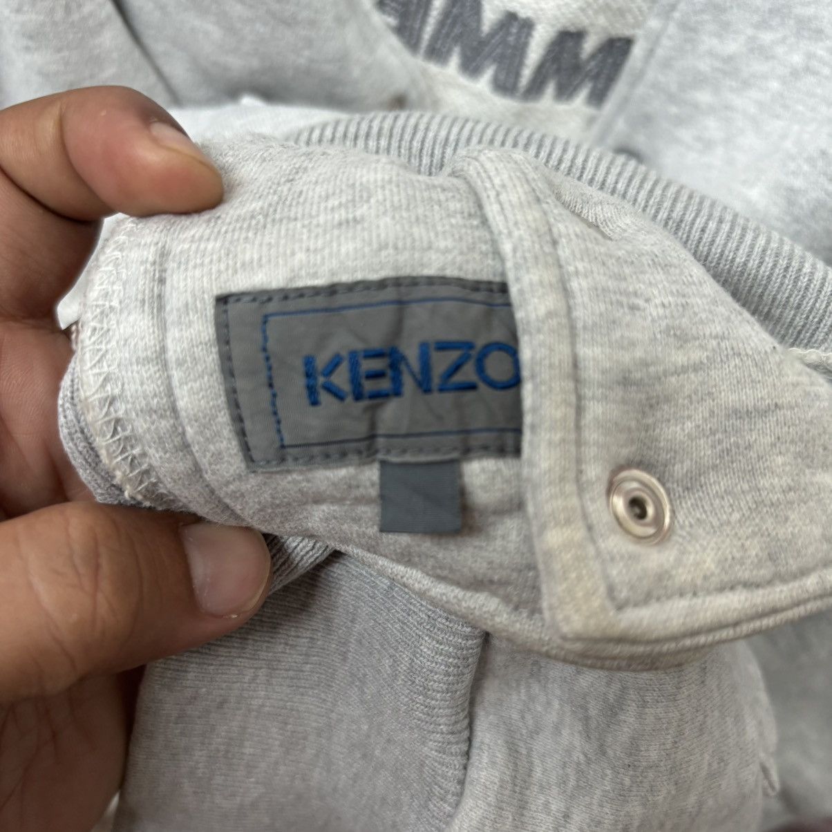 Kenzo × Vintage Vintage Kenzo Homme Varsity Jacket Hip Hop Streetwear Size US L / EU 52-54 / 3 - 6 Thumbnail