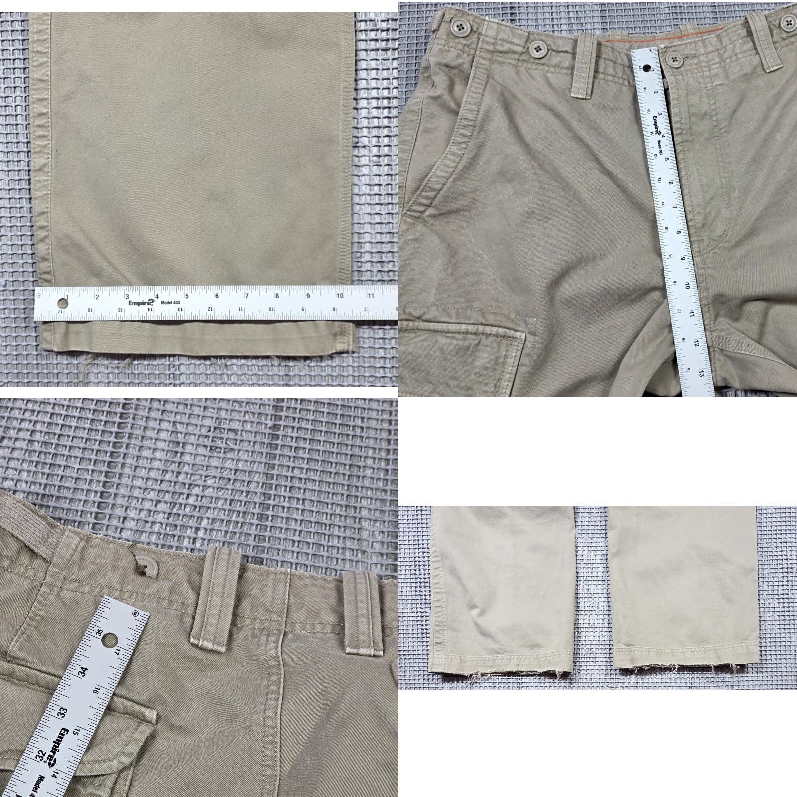 Gap VINTAGE Gap Cargo Pants Mens 36x30 Baggy Military Army Beige 90s Y2K Grunge Hip Hop Skater Cargo Pants Mens Beige Size US 36 / EU 52 - 11 Thumbnail