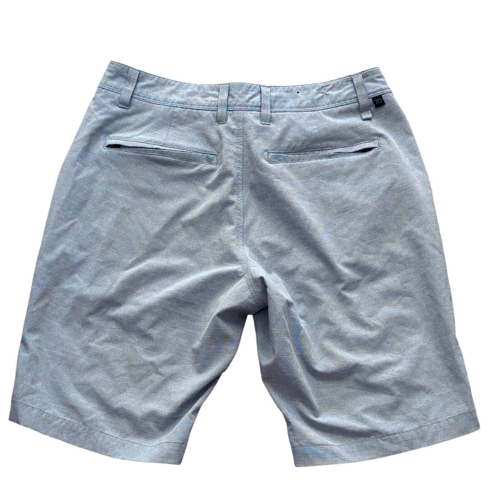 7Diamonds 7 Diamonds Golf Shorts Performance Stretch Blue Men's 29x10 Size US 29 - 4 Thumbnail