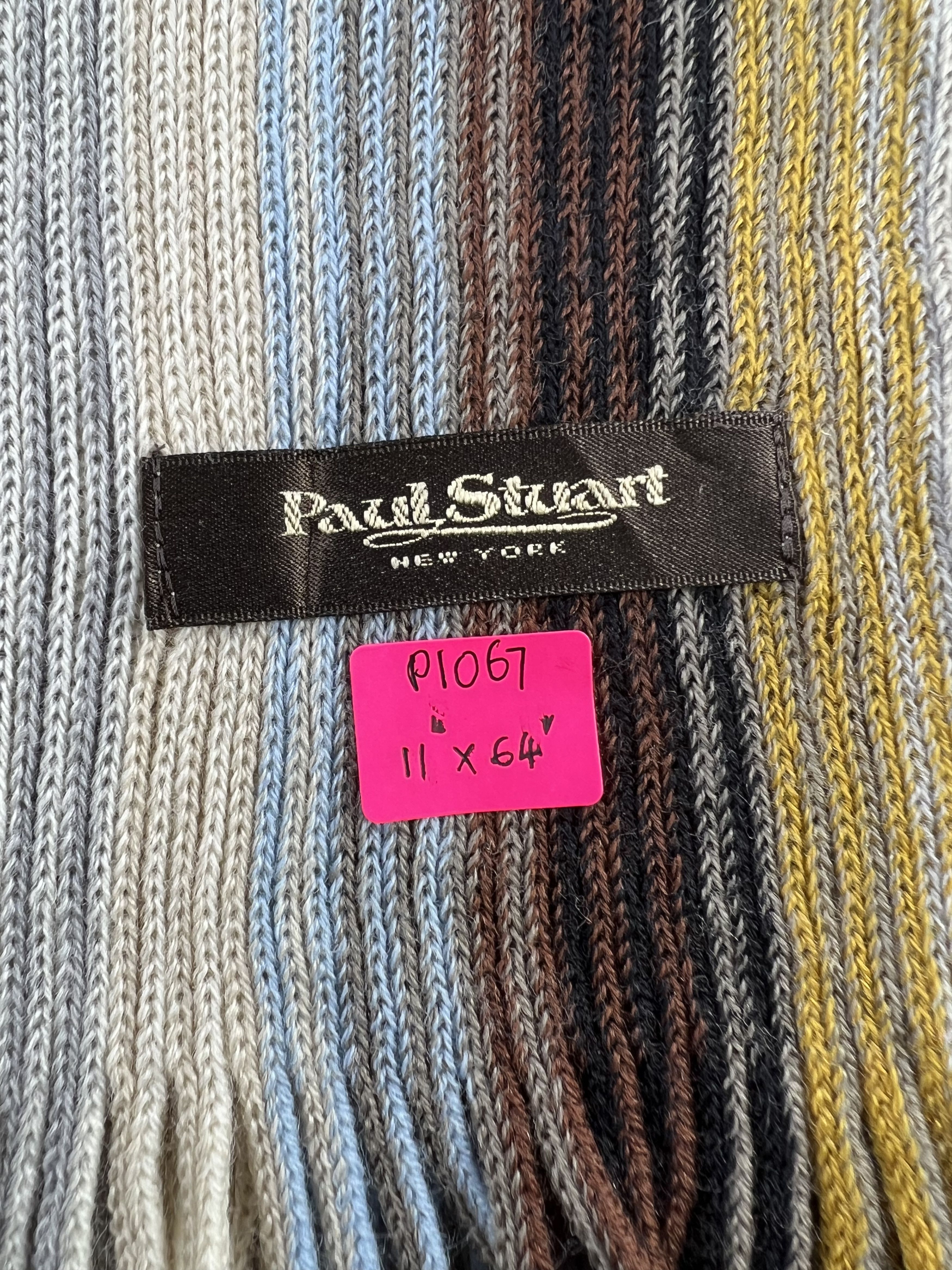 Paul Stuart Paul Stuart Scarf / Muffler / Neckwear P1067 Size ONE SIZE - 4 Thumbnail